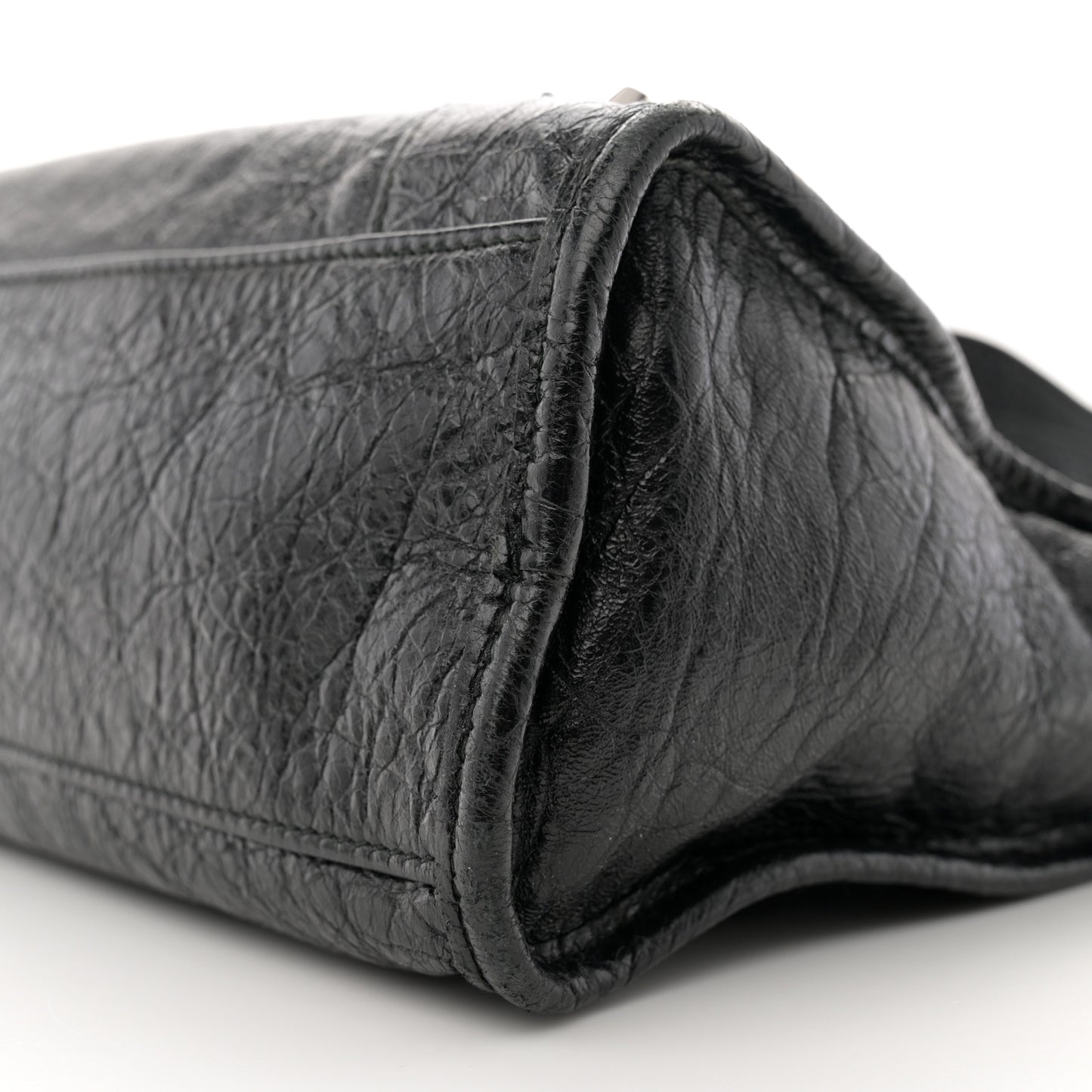 Agneau Classic Silver Hardware S City Black