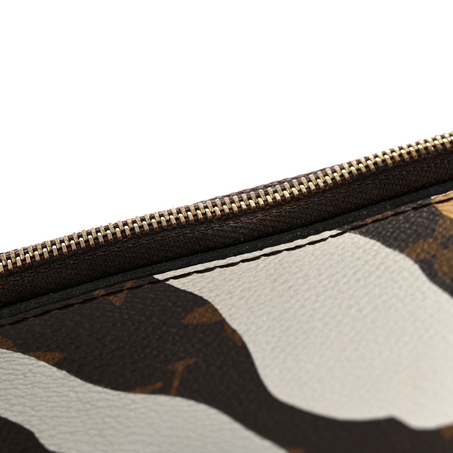 X LOL Monogram Neverfull MM GM Pochette Gold Silver