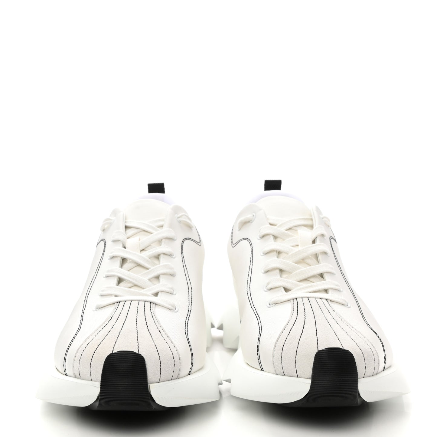 Technical Canvas Goatskin Mens Envol Sneakers 45 White Casse