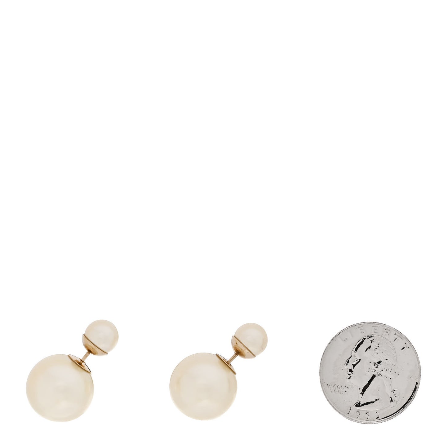 Pearl Mise En Dior Tribal Earrings Gold