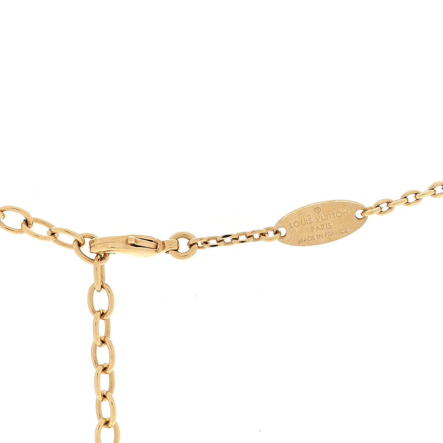 Crystal Trunkies Pendant Necklace Gold