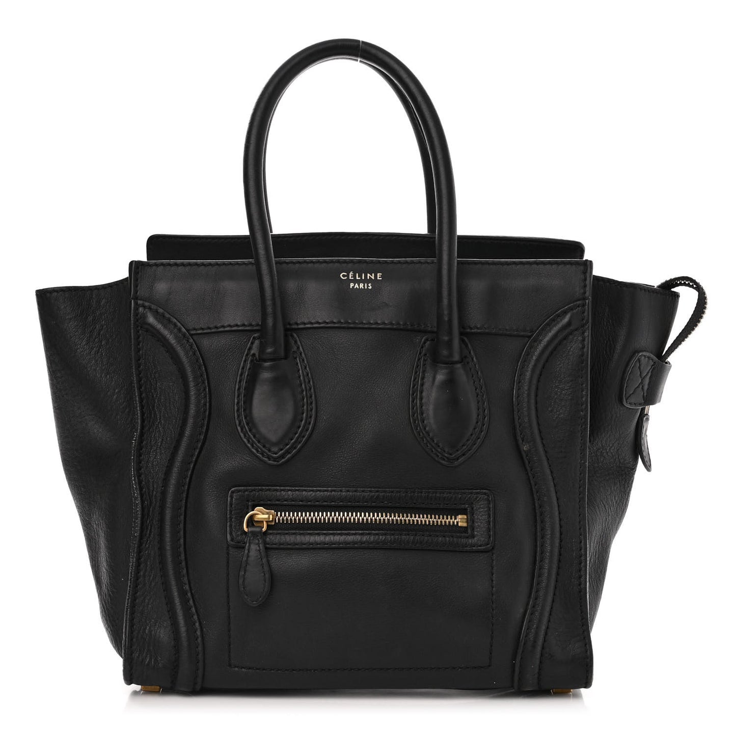 Smooth Calfskin Micro Luggage Black