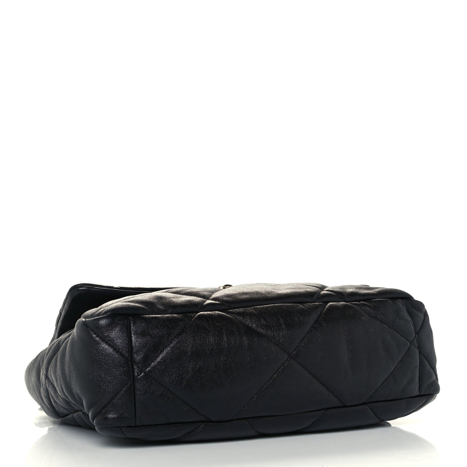 Chanel Lambskin Quilted Large Chanel 19 Flap Black 4 of 10