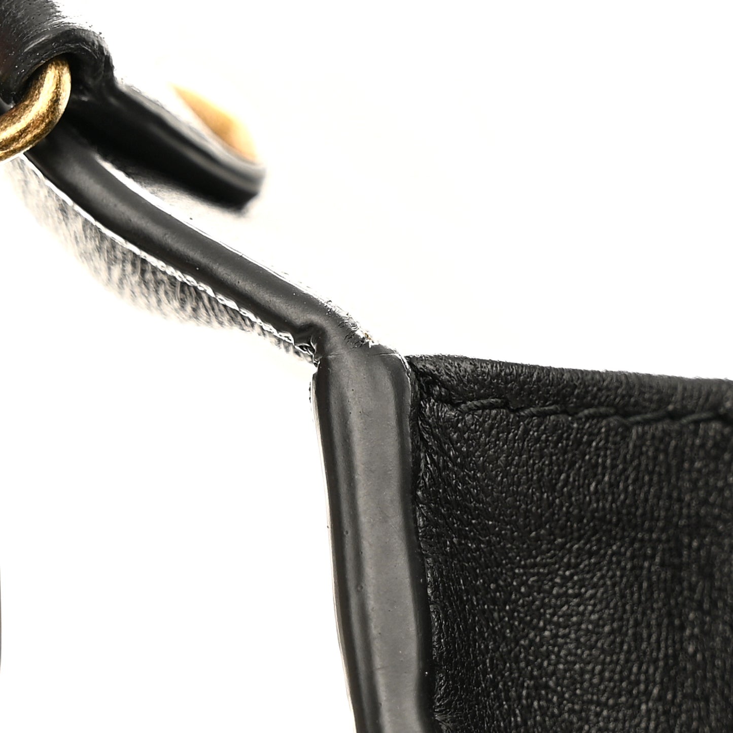 Nappa Intrecciato Fringe Chain Wallet Black