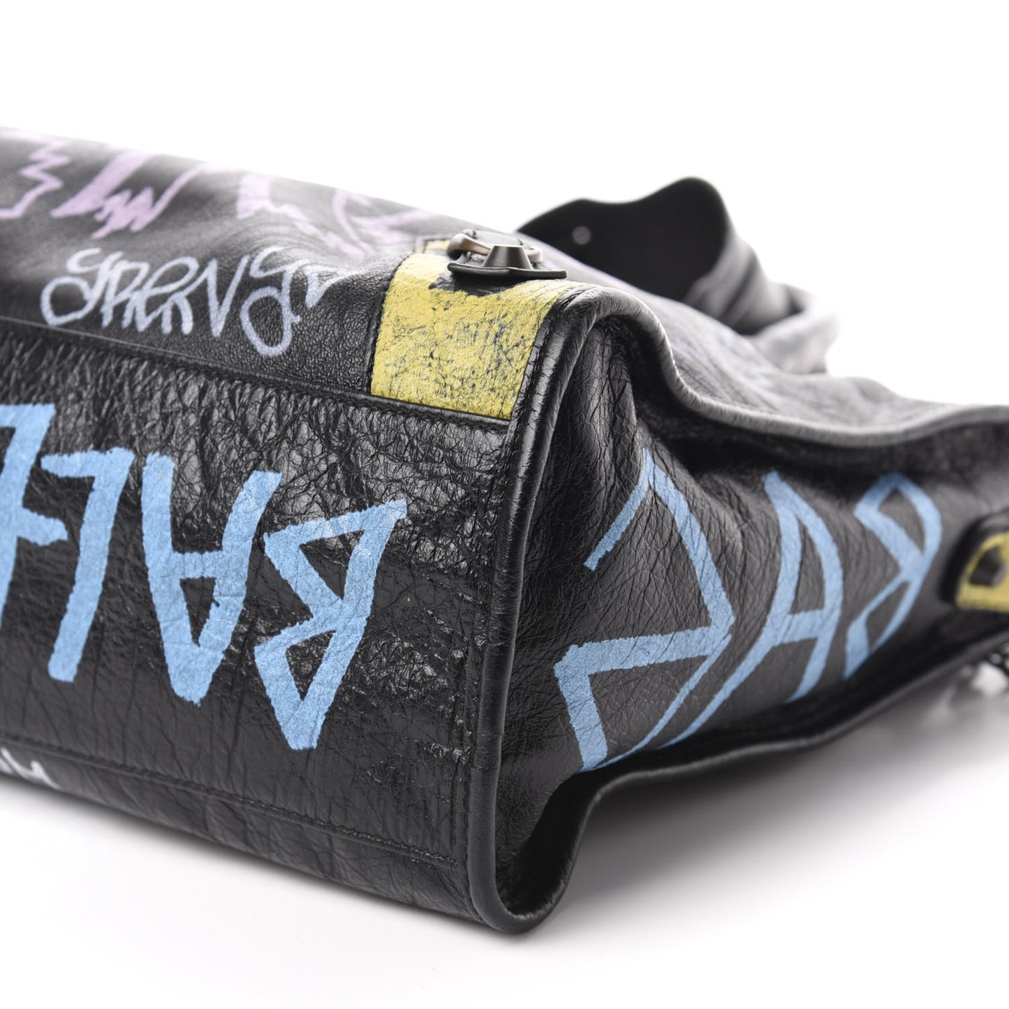 Agneau Graffiti All Over Classic Hardware City Black Multicolor