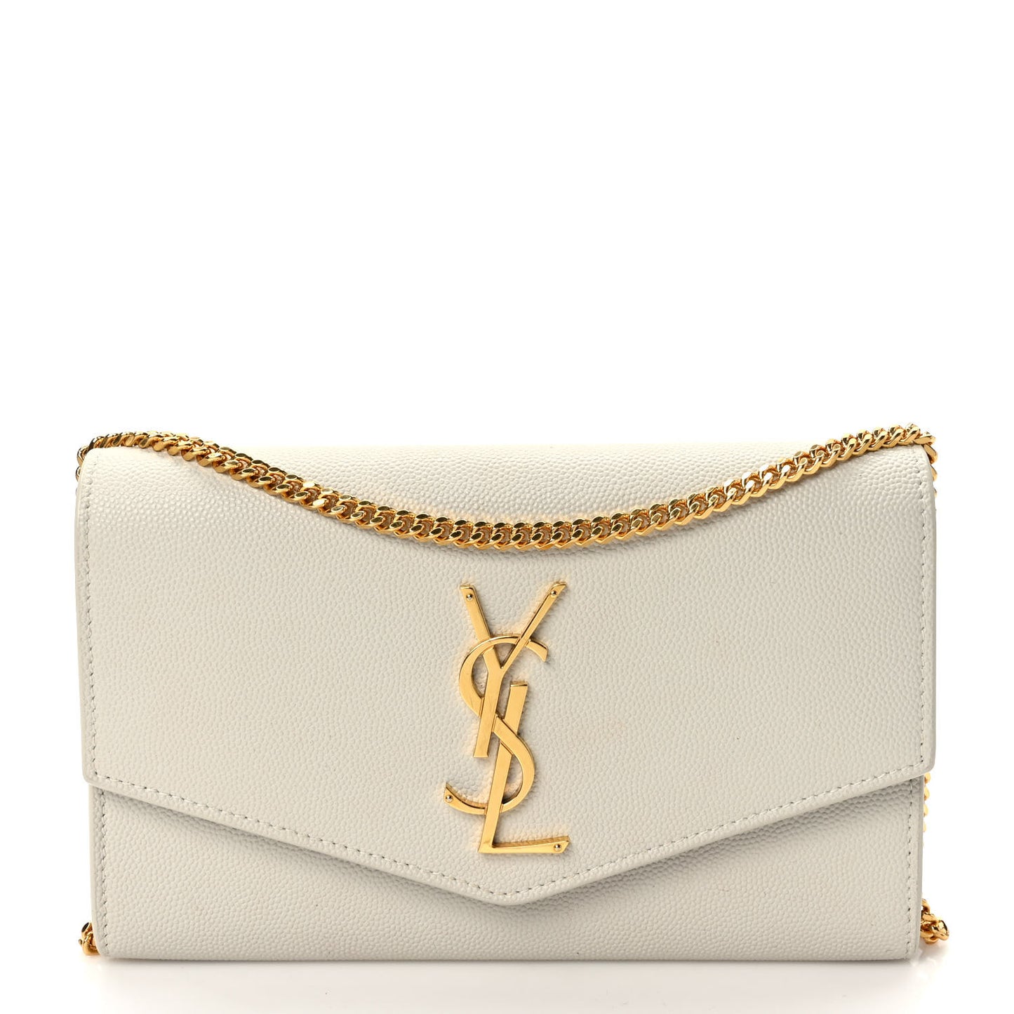 Grain De Poudre Monogram Uptown Chain Wallet Crema Soft