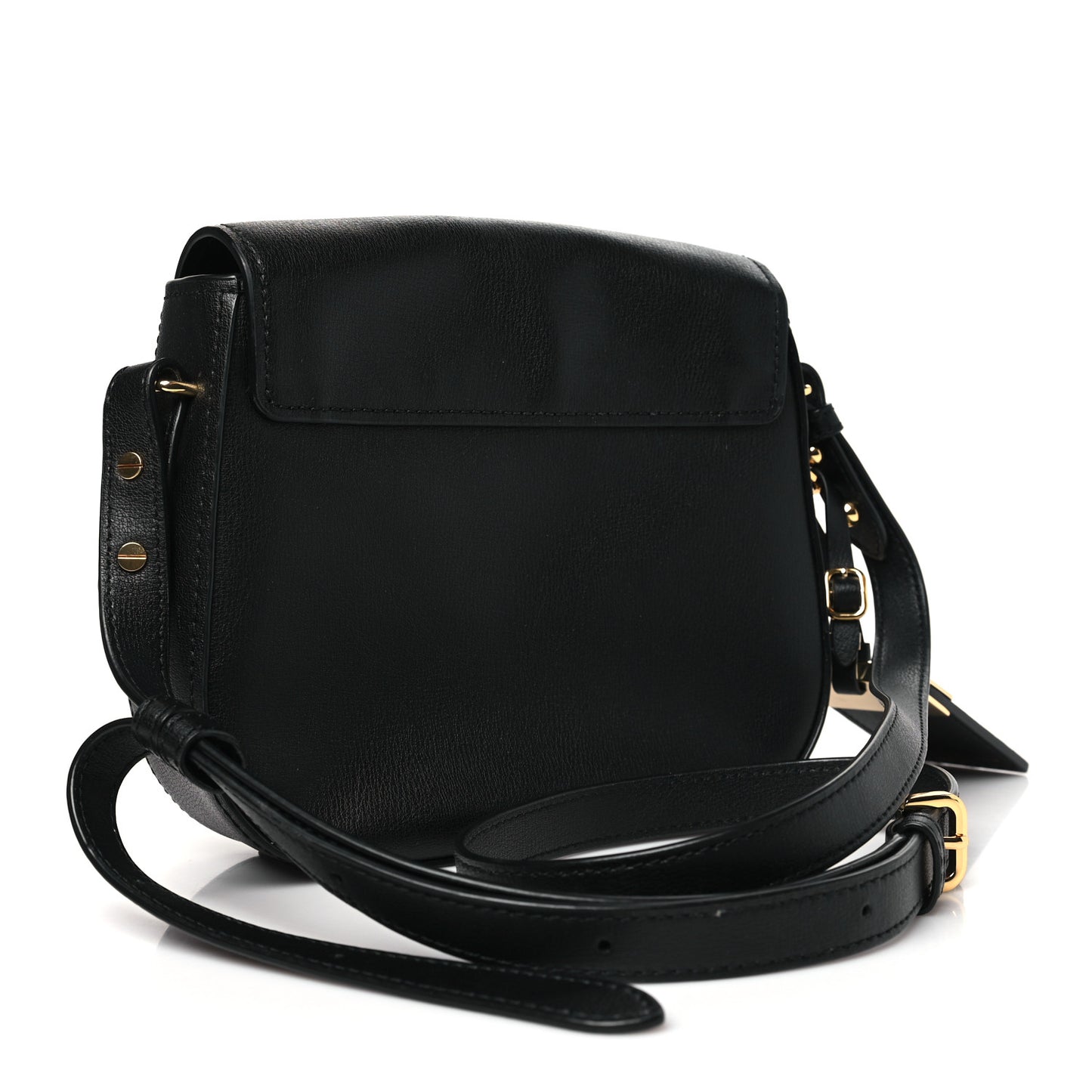 Calfskin Mini Rider Crossbody Black