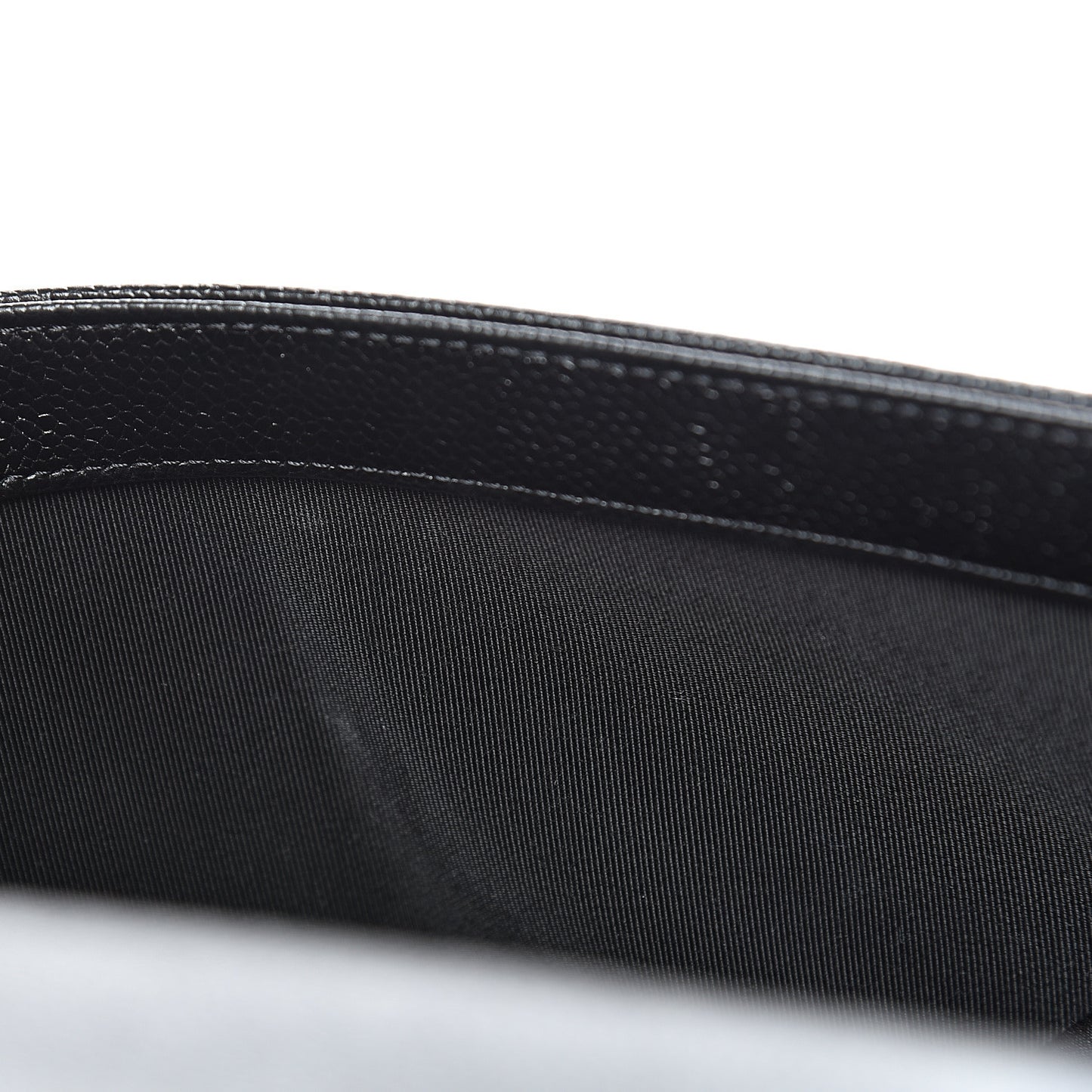 Caviar Chevron Quilted Medium Boy Flap Black
