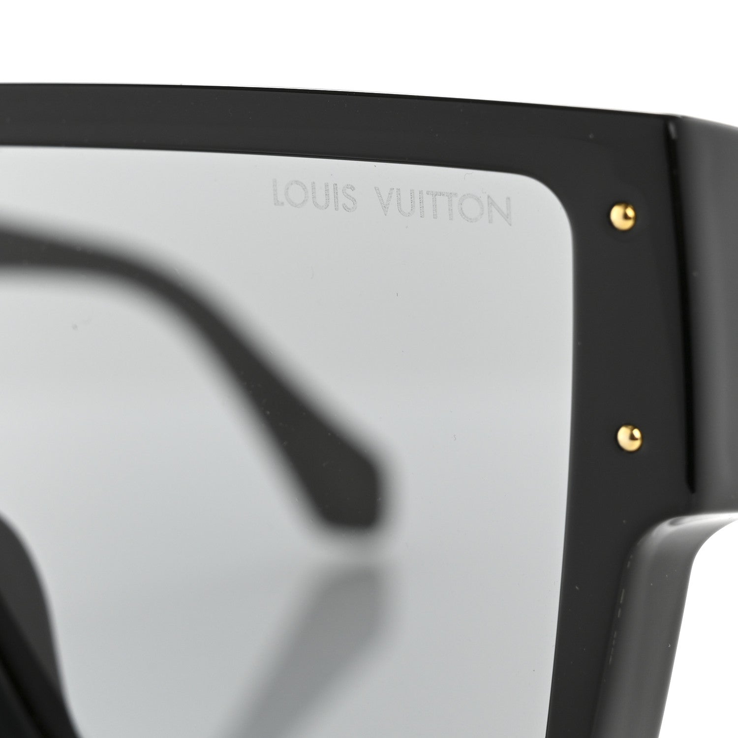 Louis Vuitton Acetate Swarovski Crystal Cyclone Sunglasses Z1578W Black 7 of 8