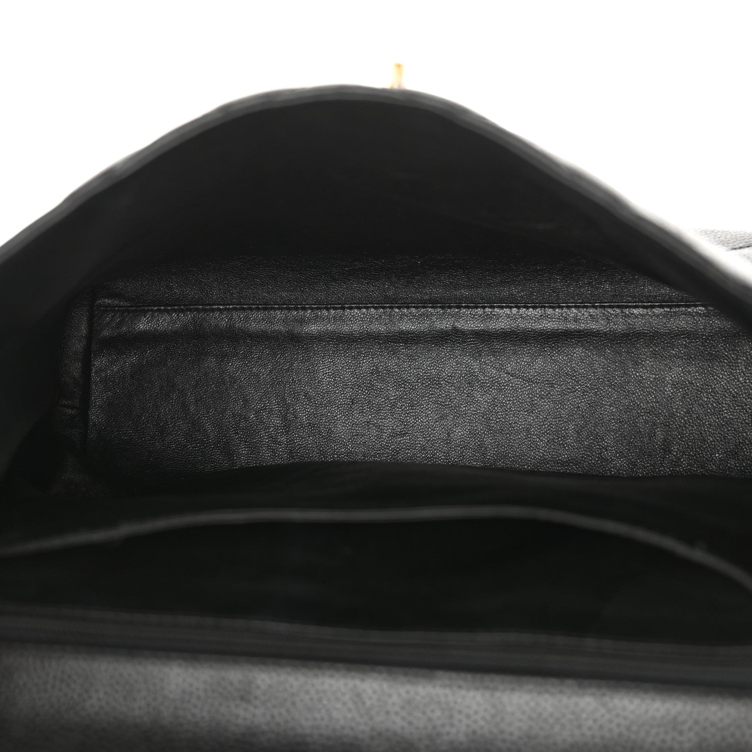 Chanel Caviar Quilted Jumbo Kelly Flap Black 5 of 14