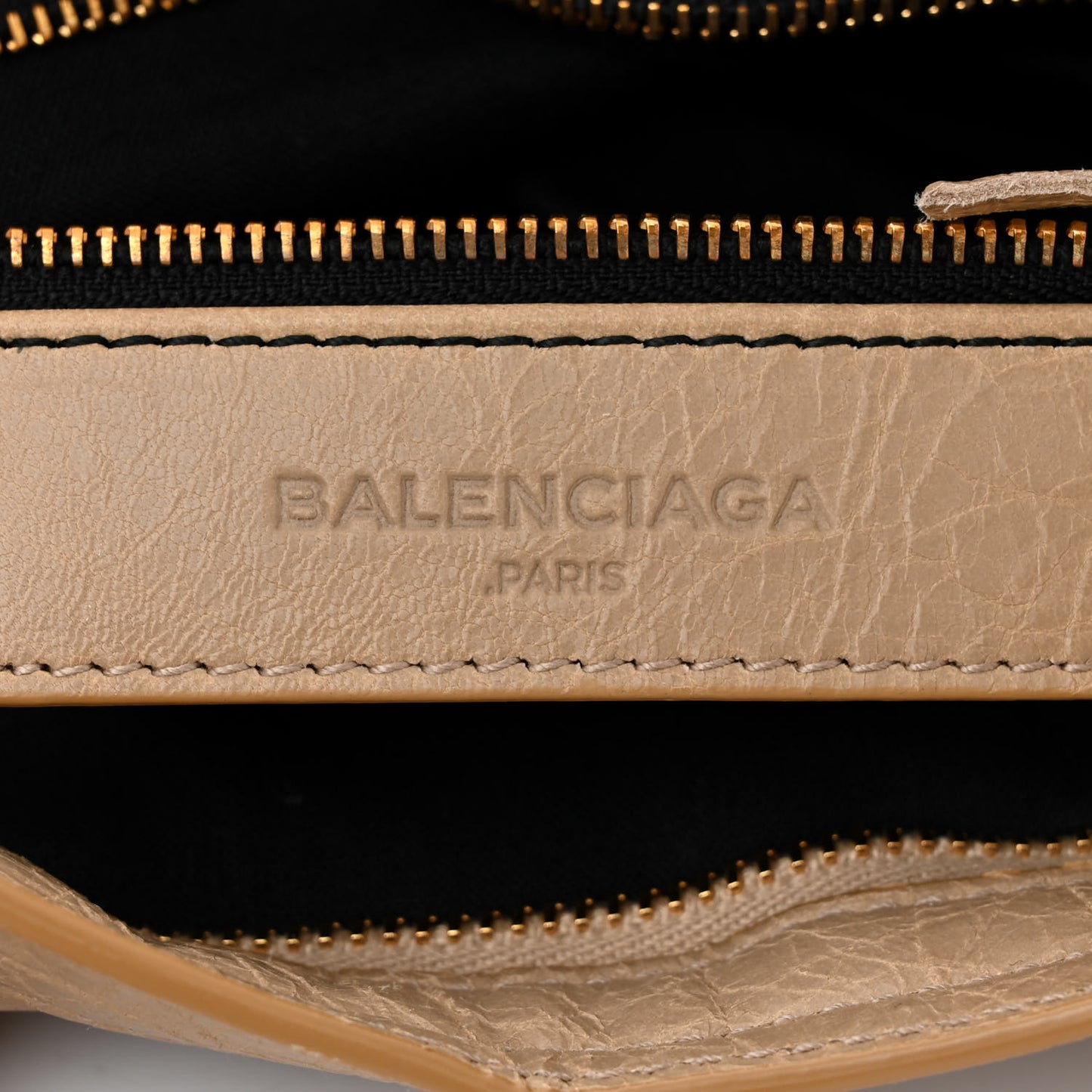 Agneau Classic Gold Hardware S City Beige Sable