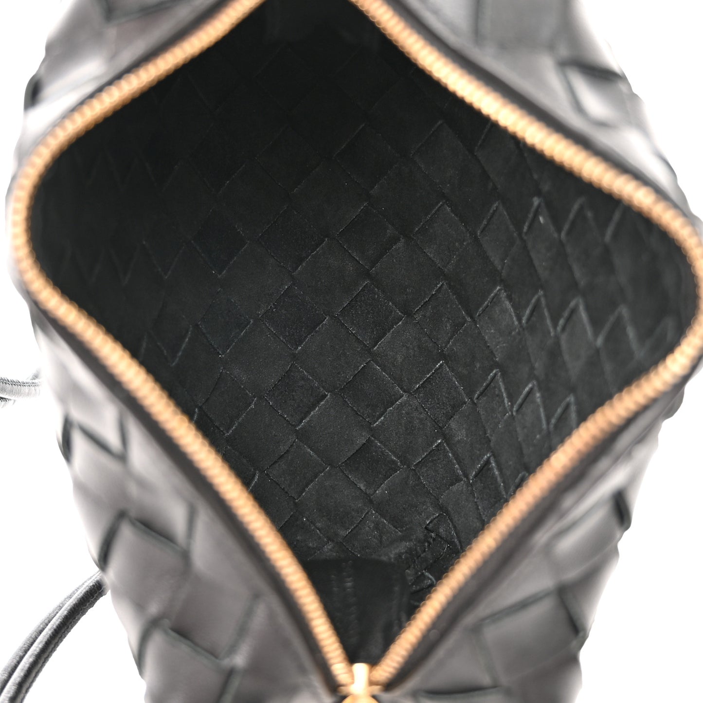 Nappa Intrecciato Mini Loop Camera Bag Black