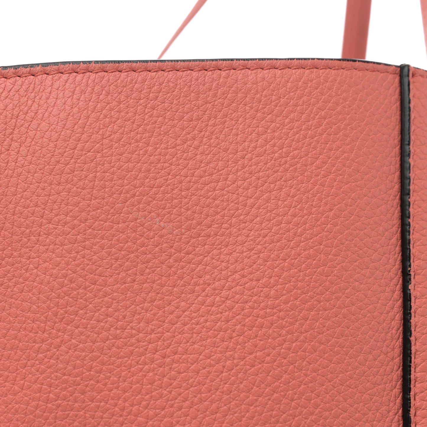 Soft Grained Calfskin Medium Belt Cabas Phantom Coral