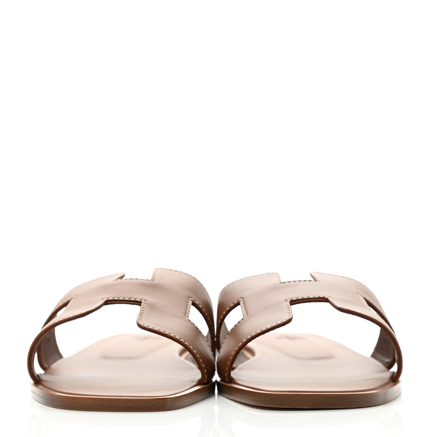 Box Calfskin Oran Sandals 39 Gold
