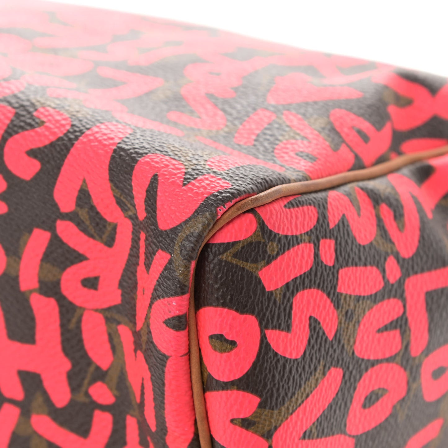 Monogram Graffiti Speedy 30 Fuchsia