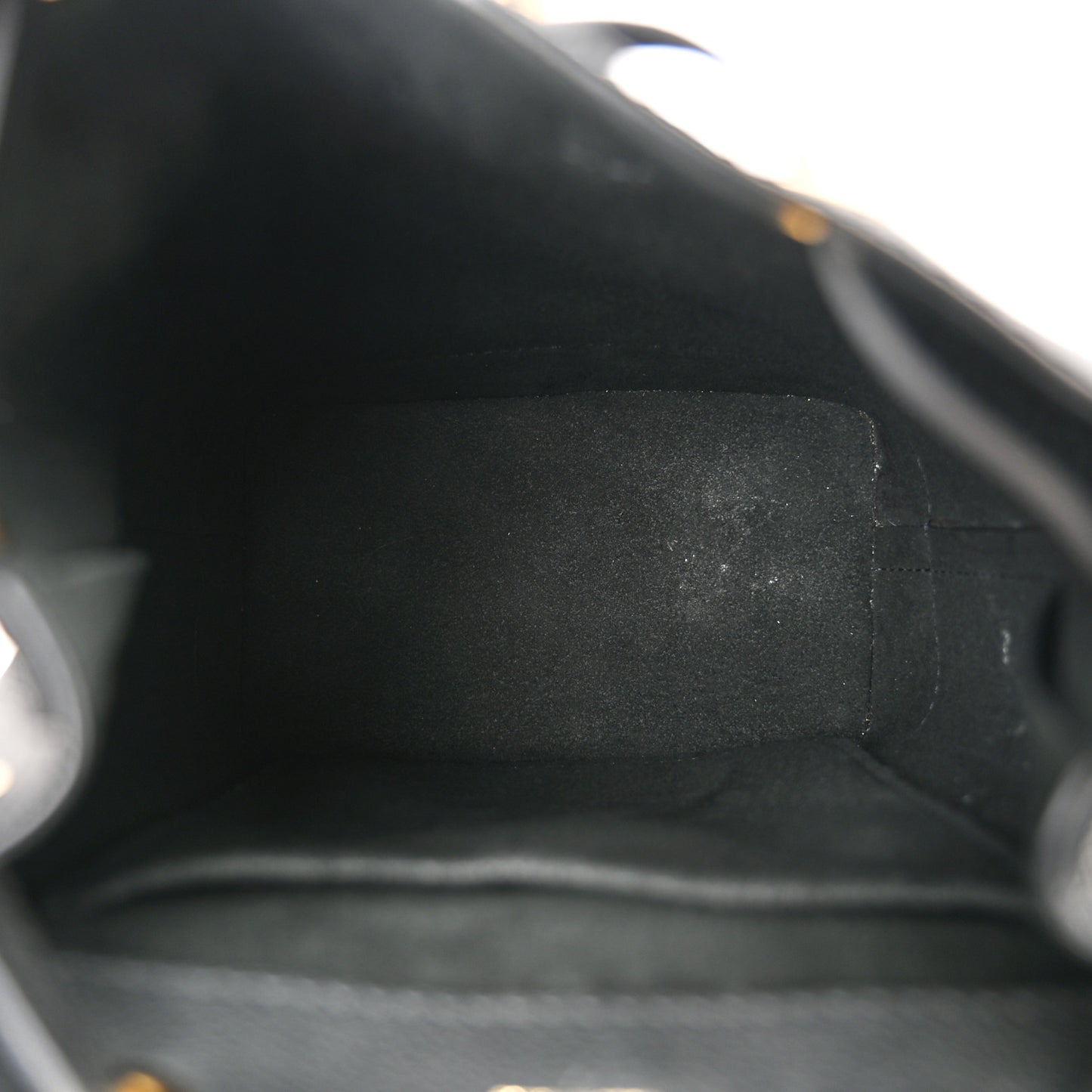 Calfskin Lockme Mini Backpack Black