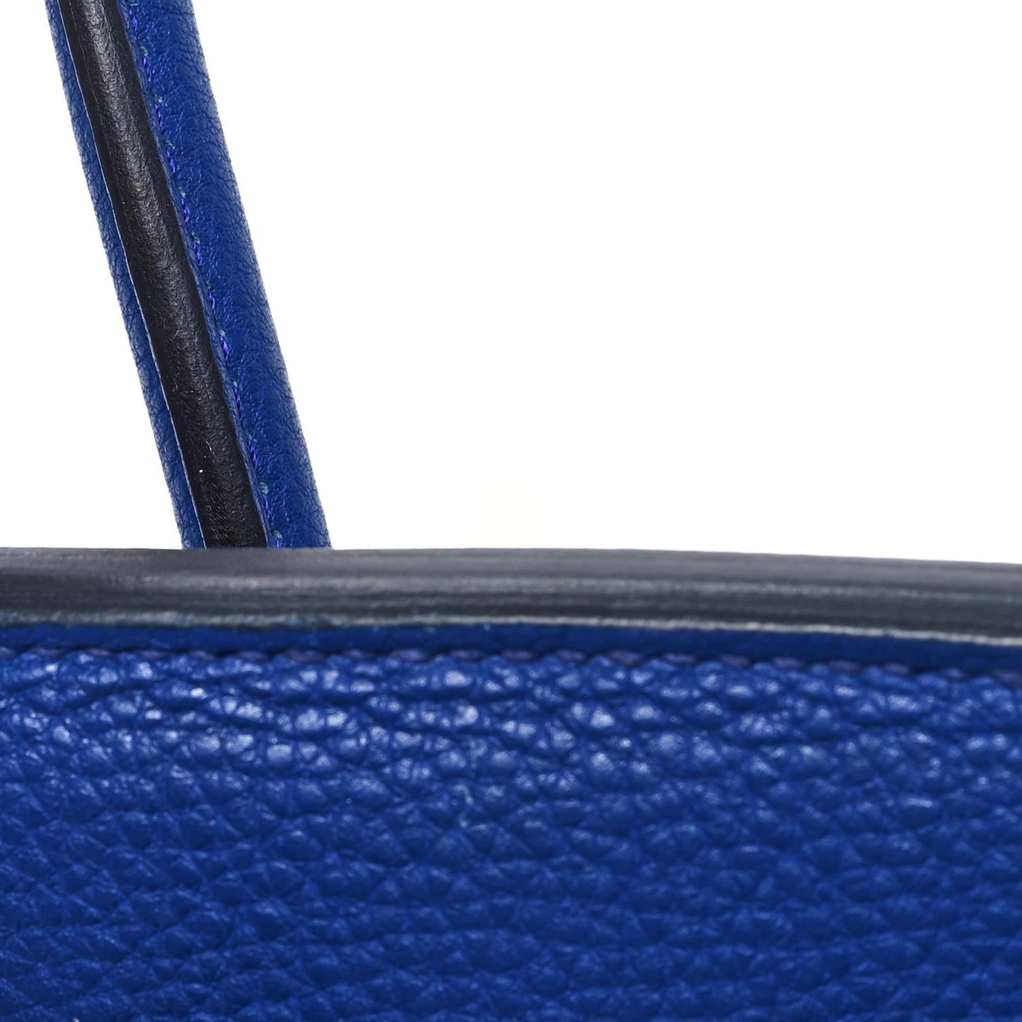 Togo Birkin 35 Bleu Electrique