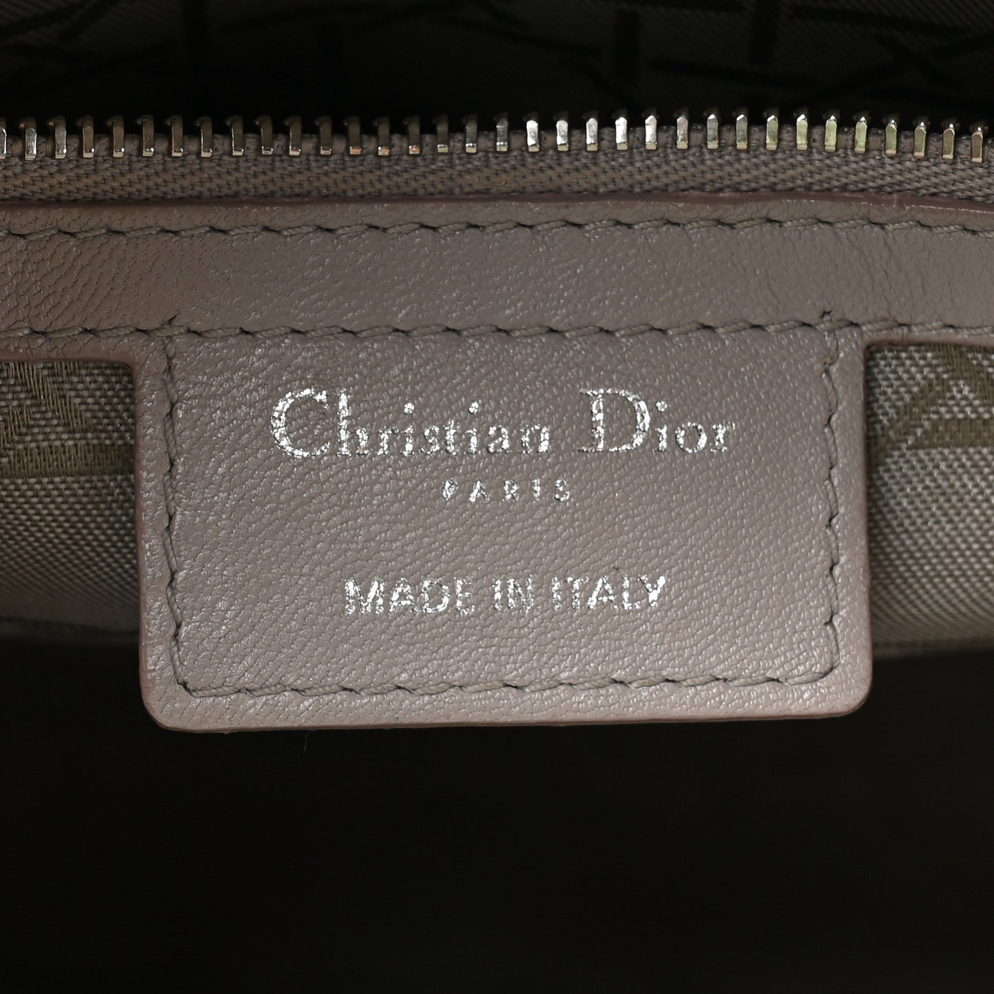 Lambskin Cannage Large Lady Dior Light Grey