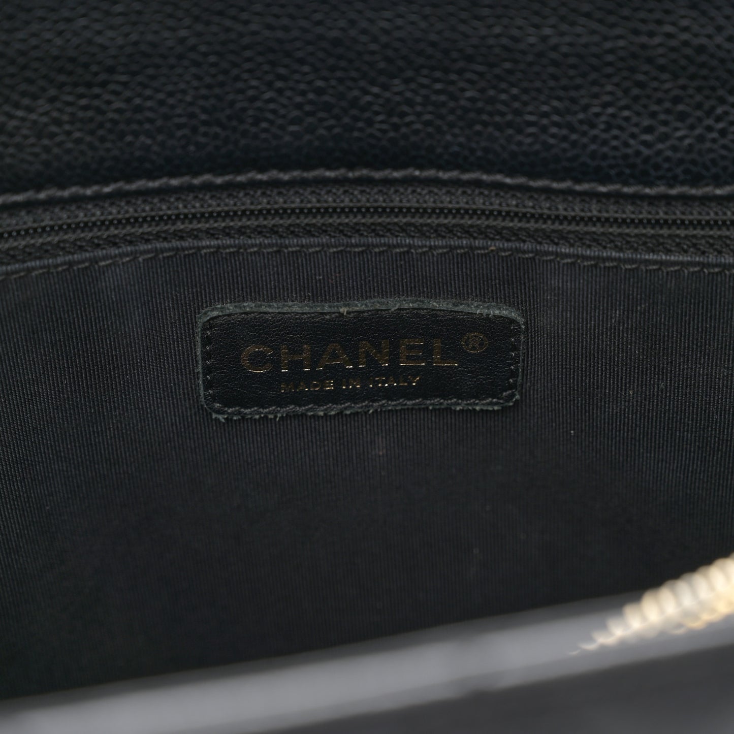 Caviar Quilted Grand Shopping Tote GST Black