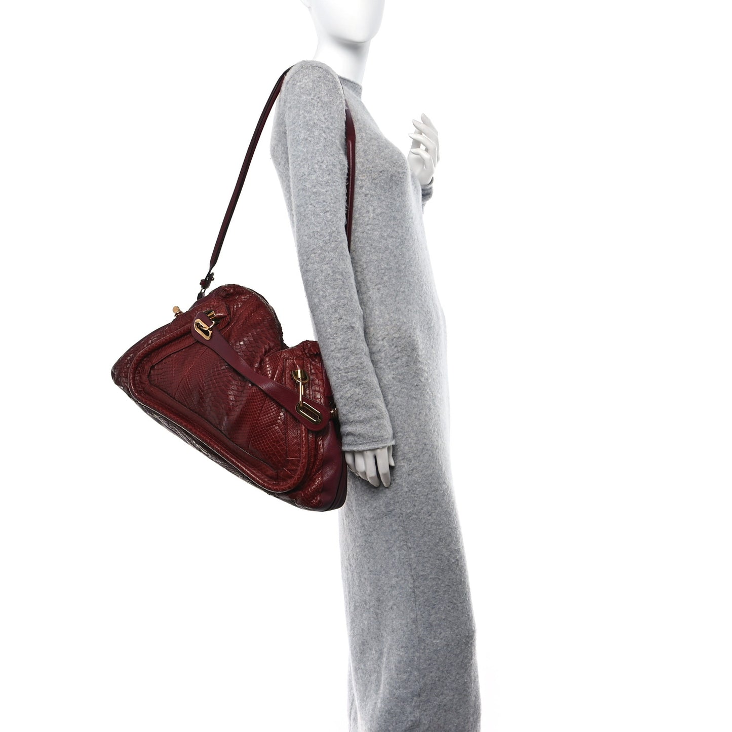 Snakeskin Large Paraty Red