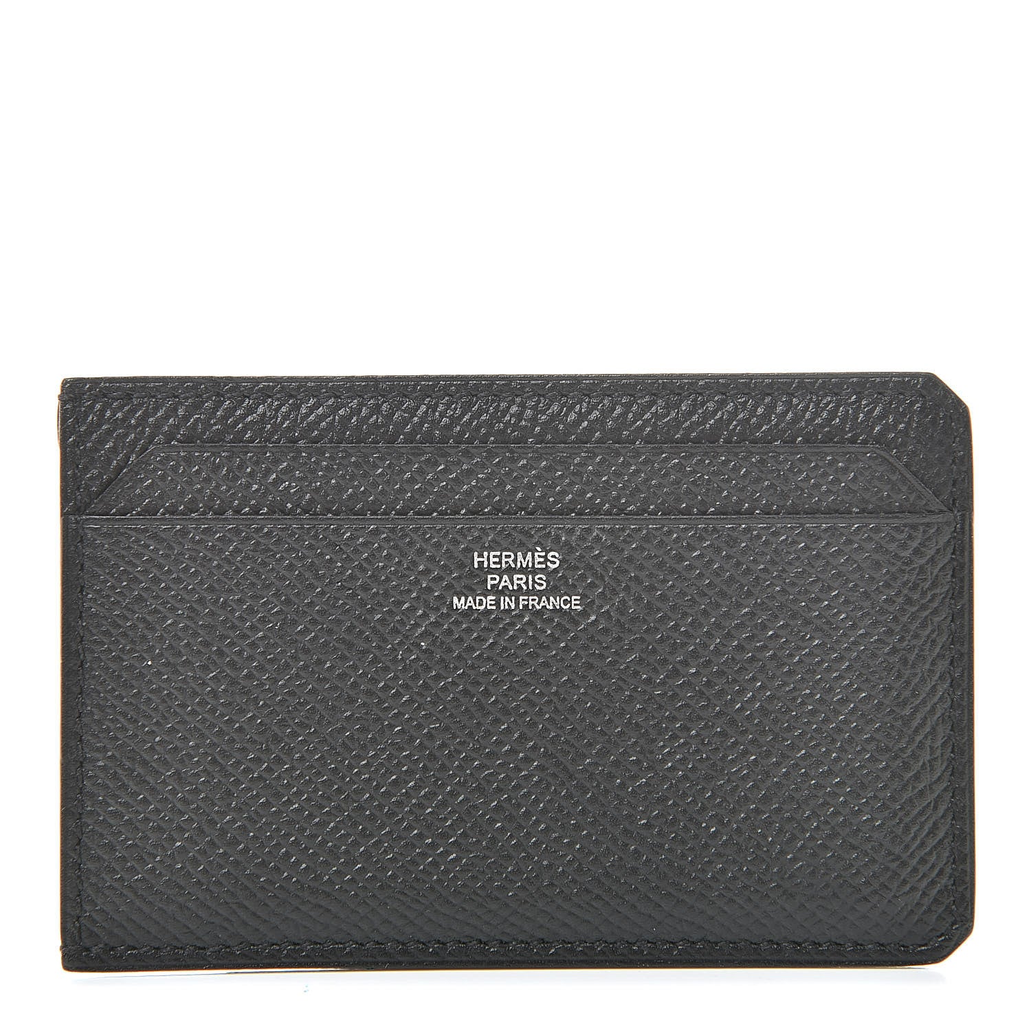 Hermes Epsom City 4CC Card Holder Black 529299 – FASHIONPHILE