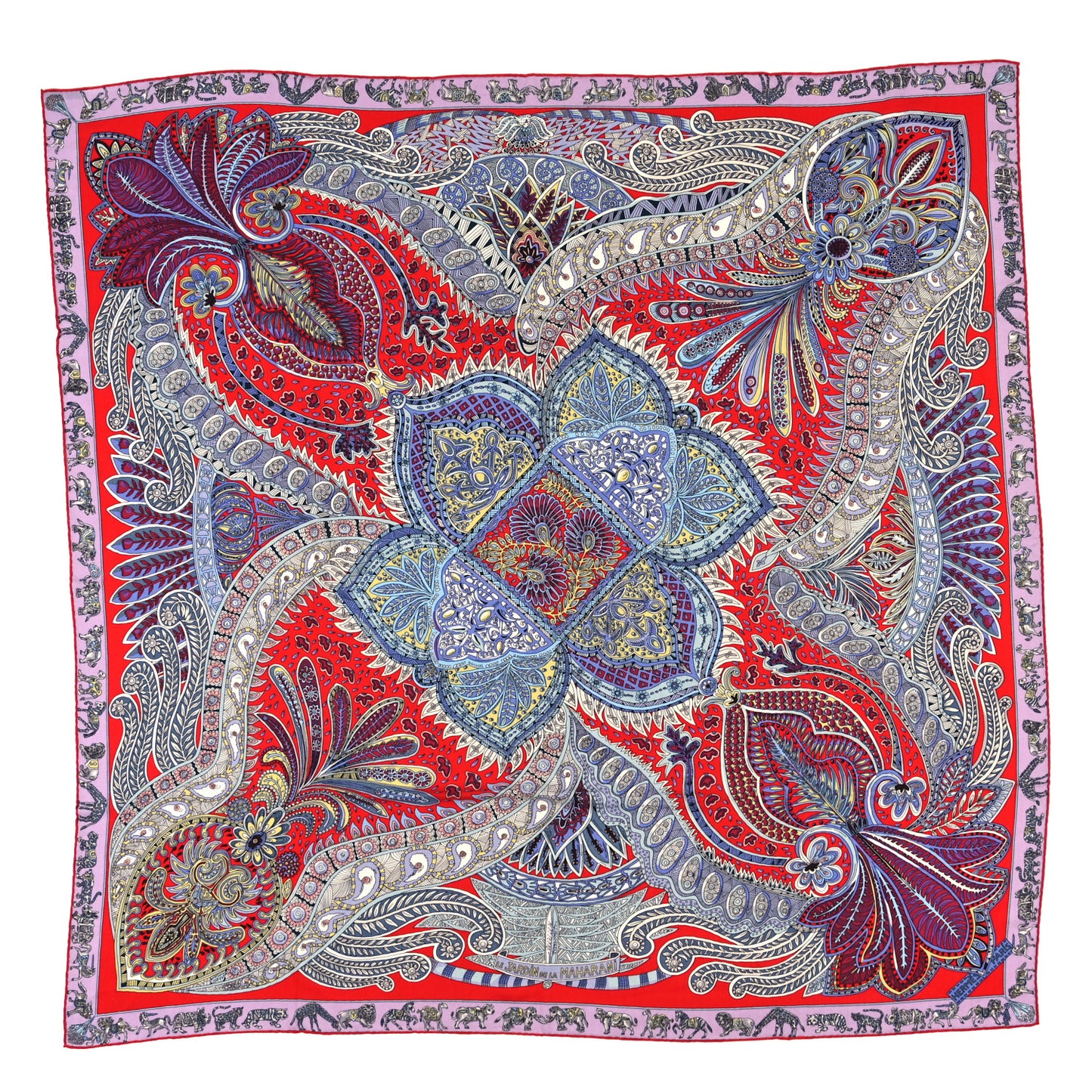 Cashmere Silk Le Jardin De La Maharani Shawl 140