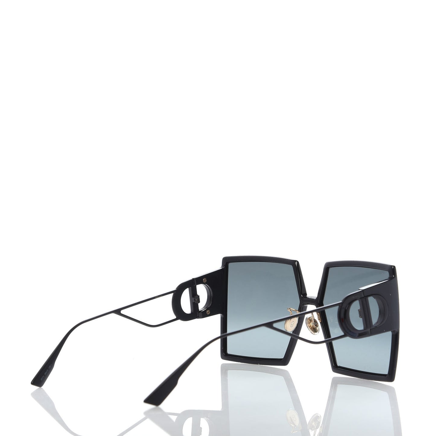 Square 30 Montaigne Sunglasses Black