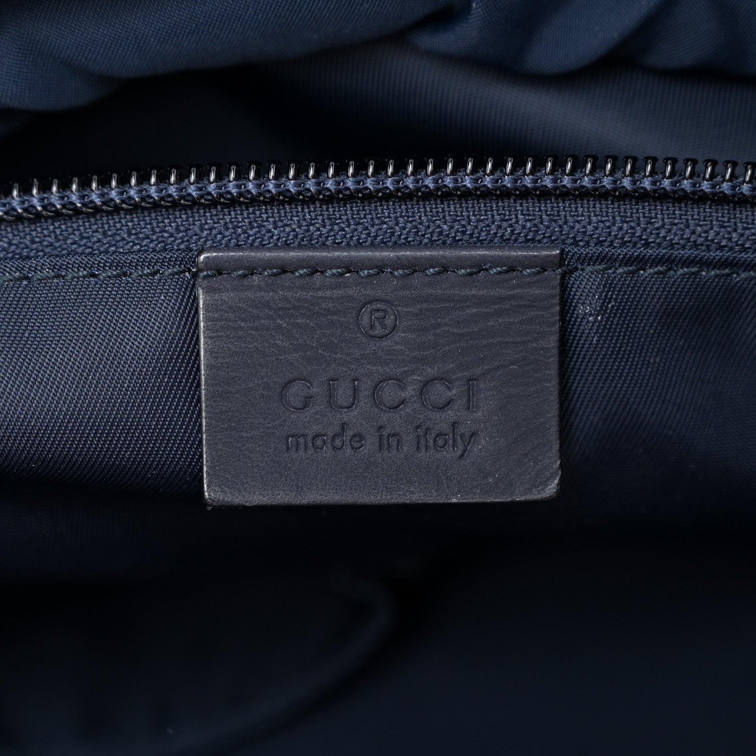 Gucci Guccissima Single Buckle Backpack Blue 6 of 12