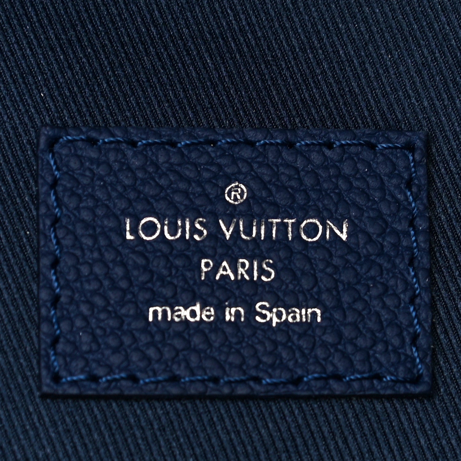 Louis Vuitton Cowhide Monogram Bandana Discovery Bumbag PM Blue 6 of 10