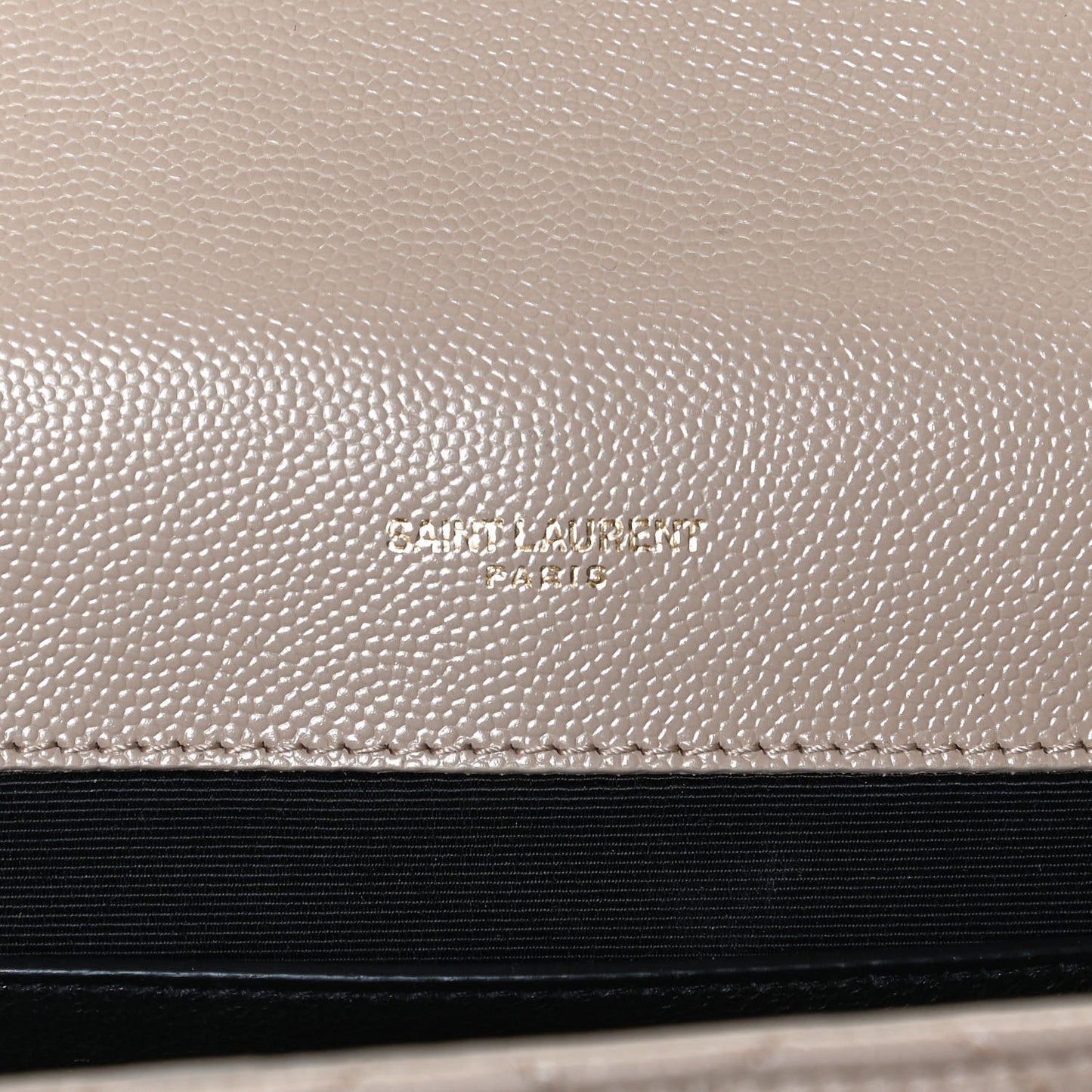 Grain De Poudre Textured Mixed Matelasse Medium Triquilt Monogram Satchel Dark Beige