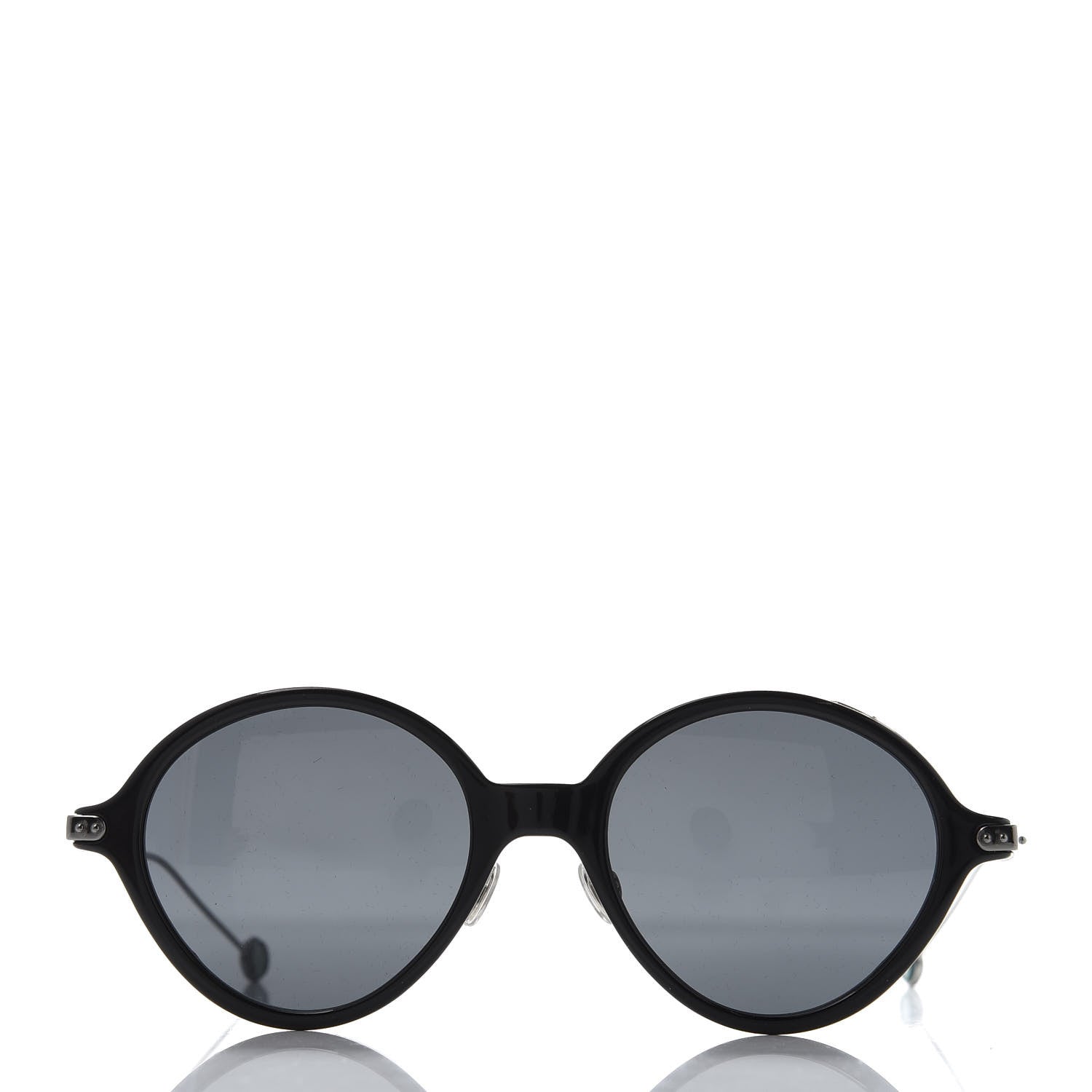 Christian Dior Acetate Umbrage Round Sunglasses Tortoise Black 2 of 8