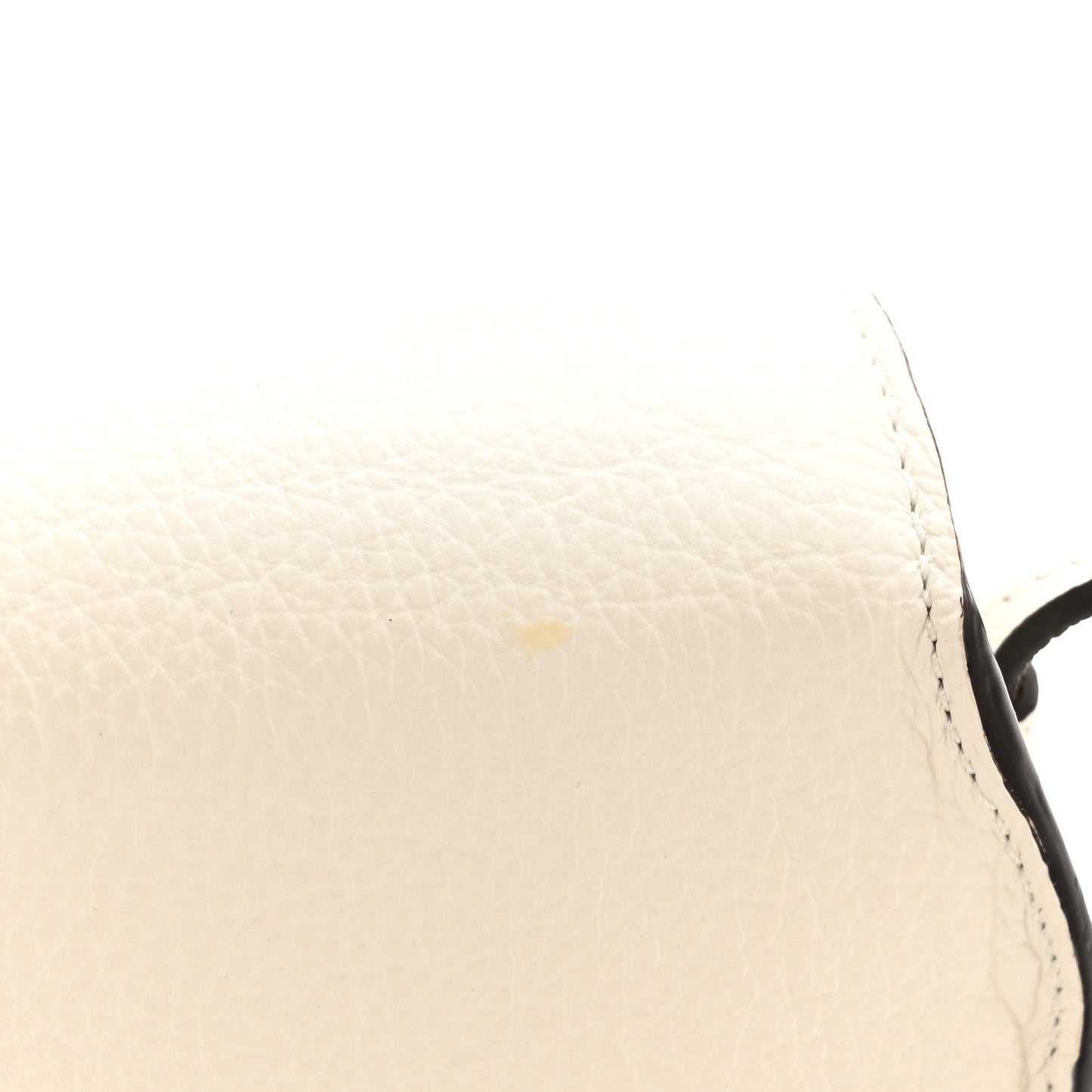 Calfskin Nano Marcie Saddle Bag White