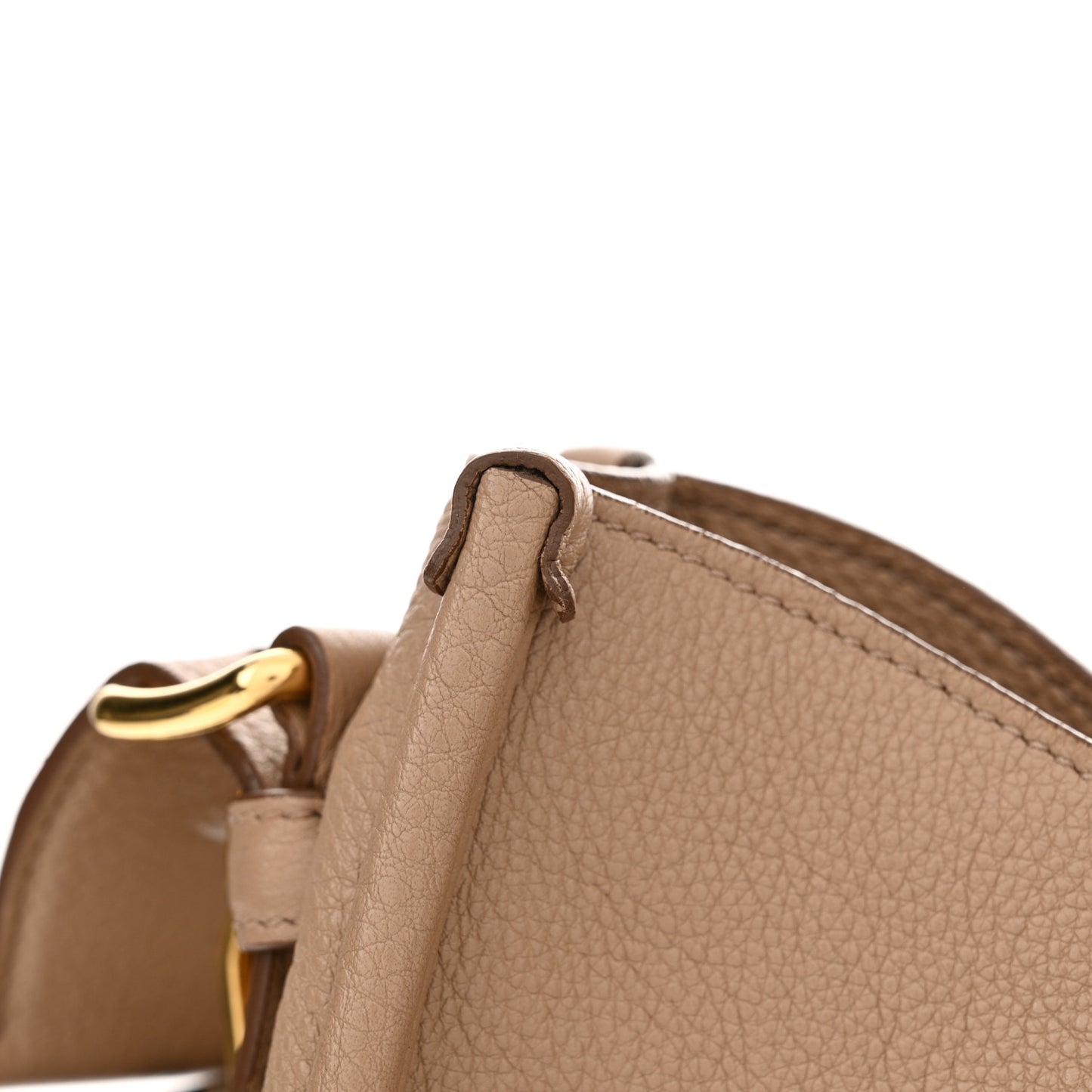Vitello Daino Soft Hobo Messenger Bag Cammeo