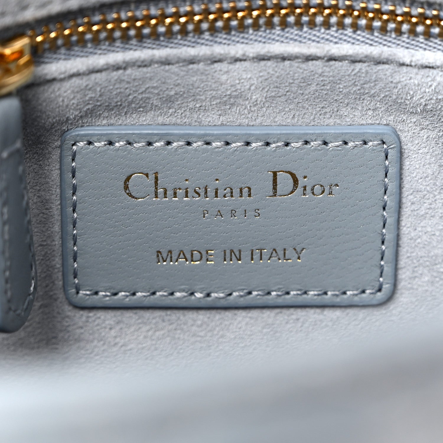 Christian Dior Lambskin Cannage Small My ABCDior Lady Dior Cloud Blue 6 of 11