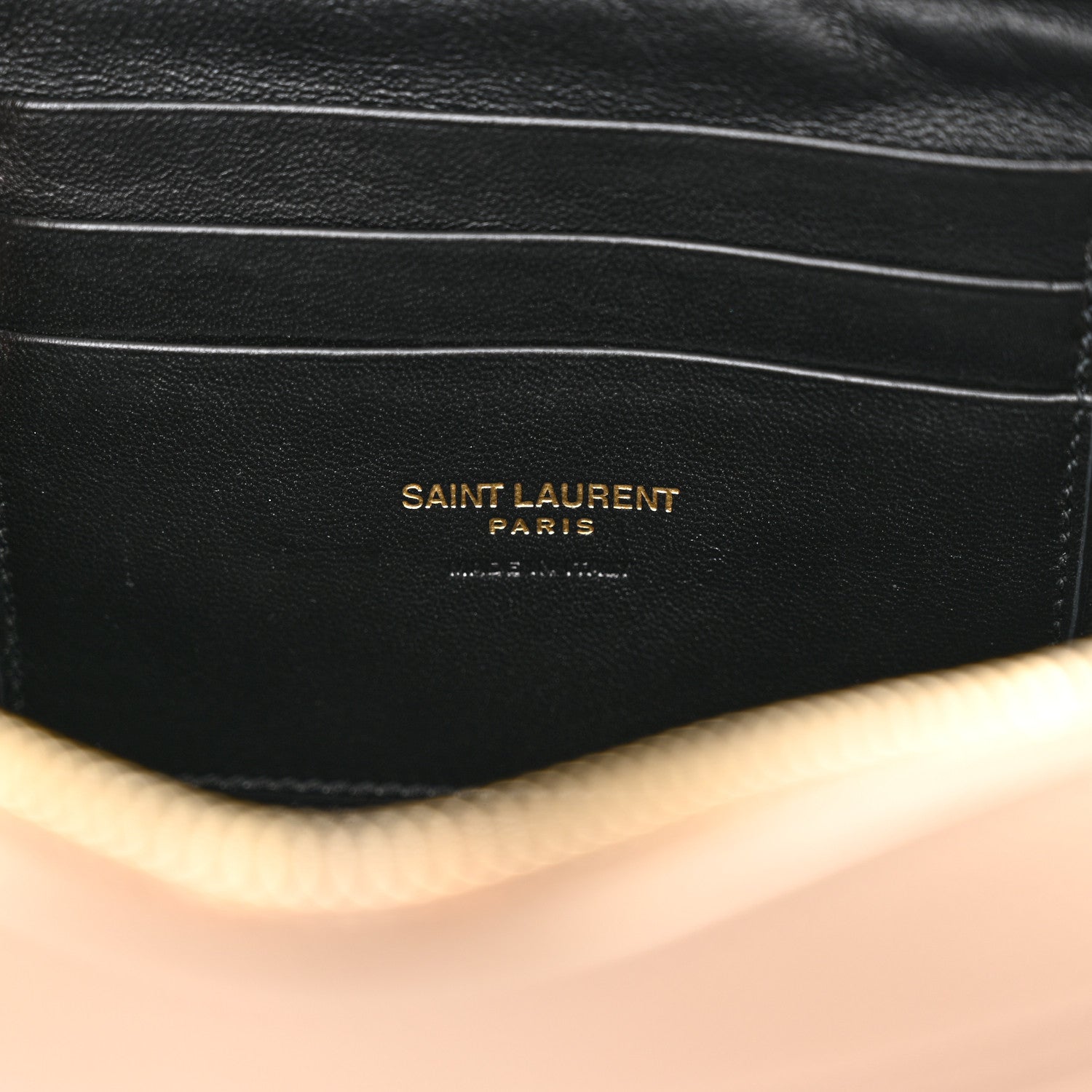 Saint Laurent Grain De Poudre Matelasse Monogram Mini Lou Camera Bag Dark Beige 6 of 11