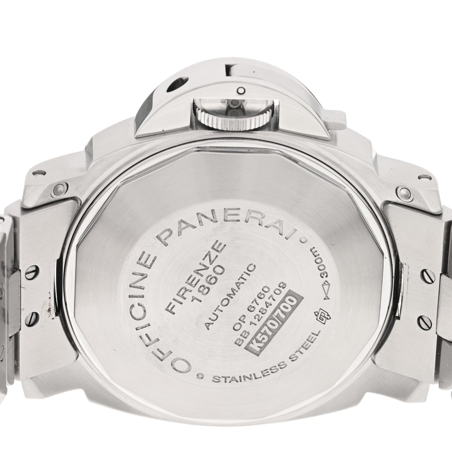 Stainless Steel 44mm Marina Luminor Automatic Watch Black PAM00050