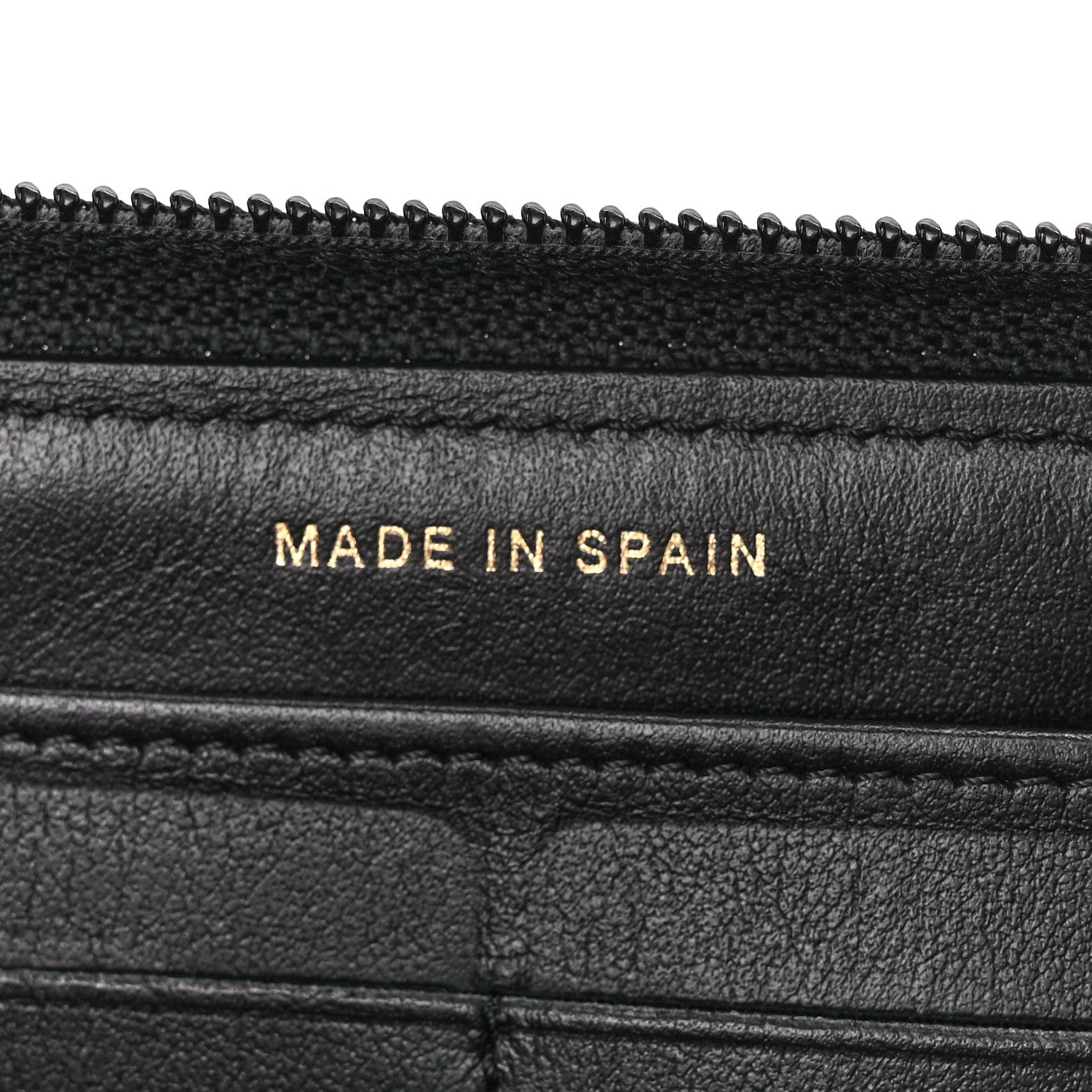 Chanel Lambskin Quilted Boy Long Zip Around Wallet Black 7 of 11