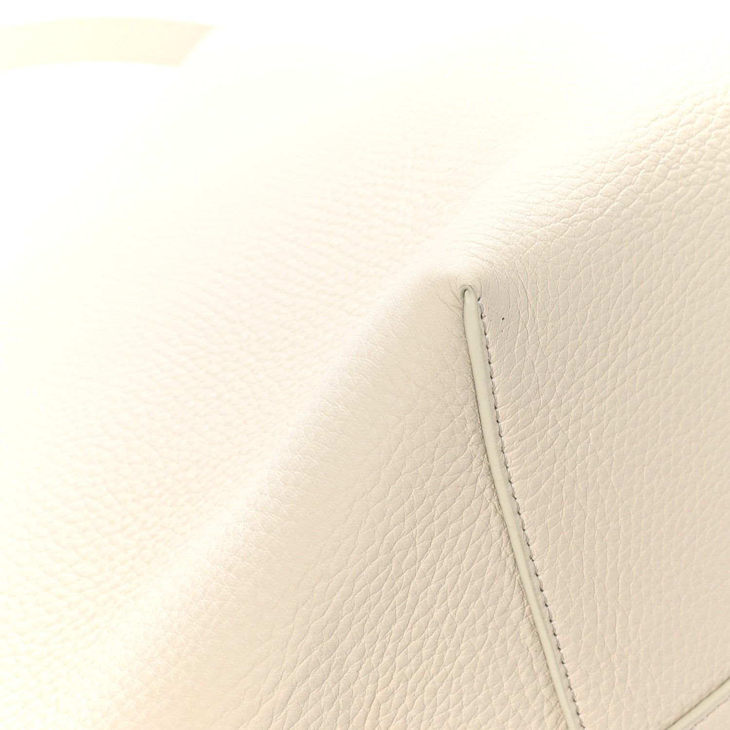 The Row Grained Calfskin Large N/S Park Tote Ivory 10 of 12