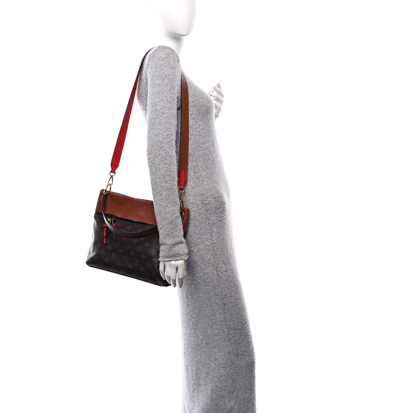Monogram Tuileries Besace Caramel Rouge