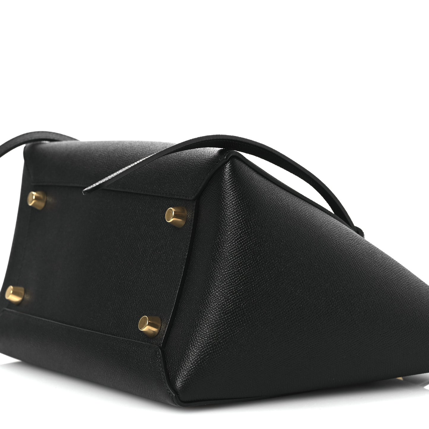 Grained Calfskin Mini Belt Bag Black