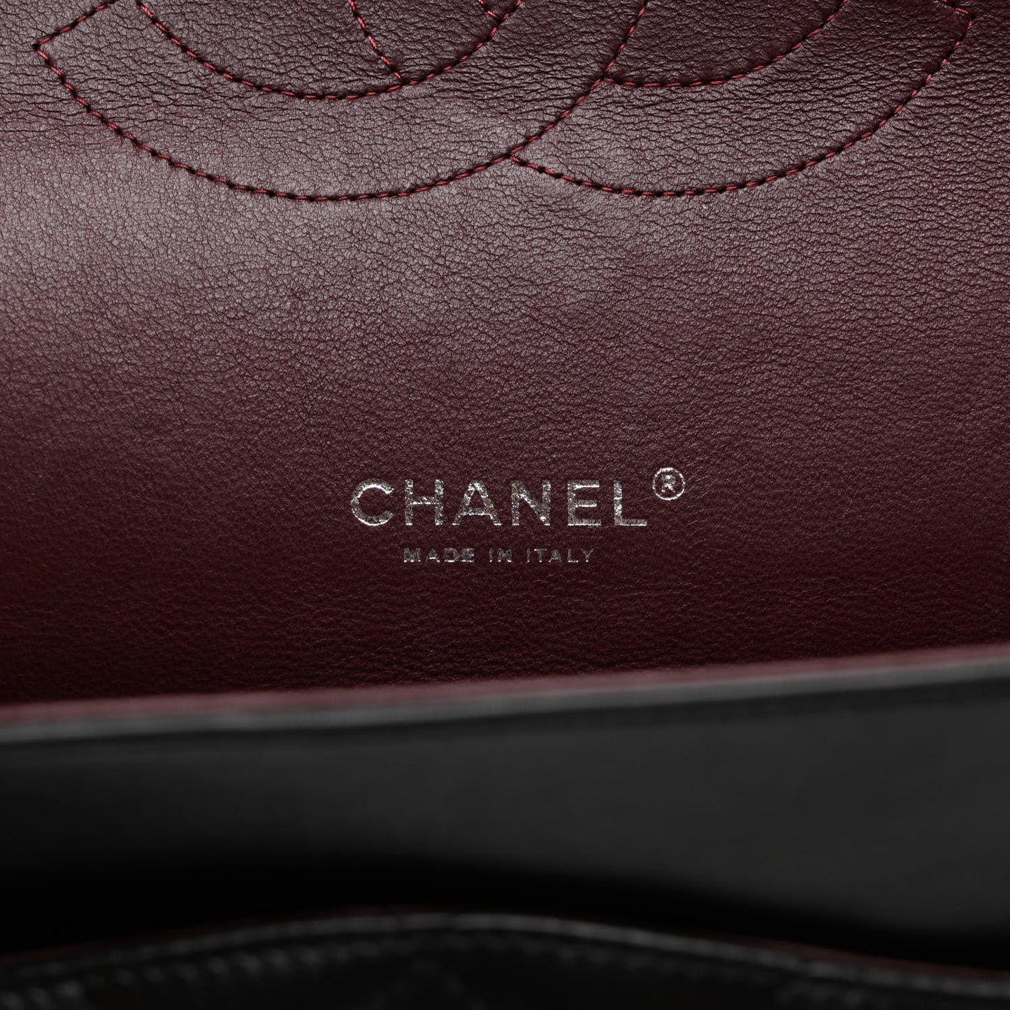 Lambskin Quilted Maxi Double Flap Black