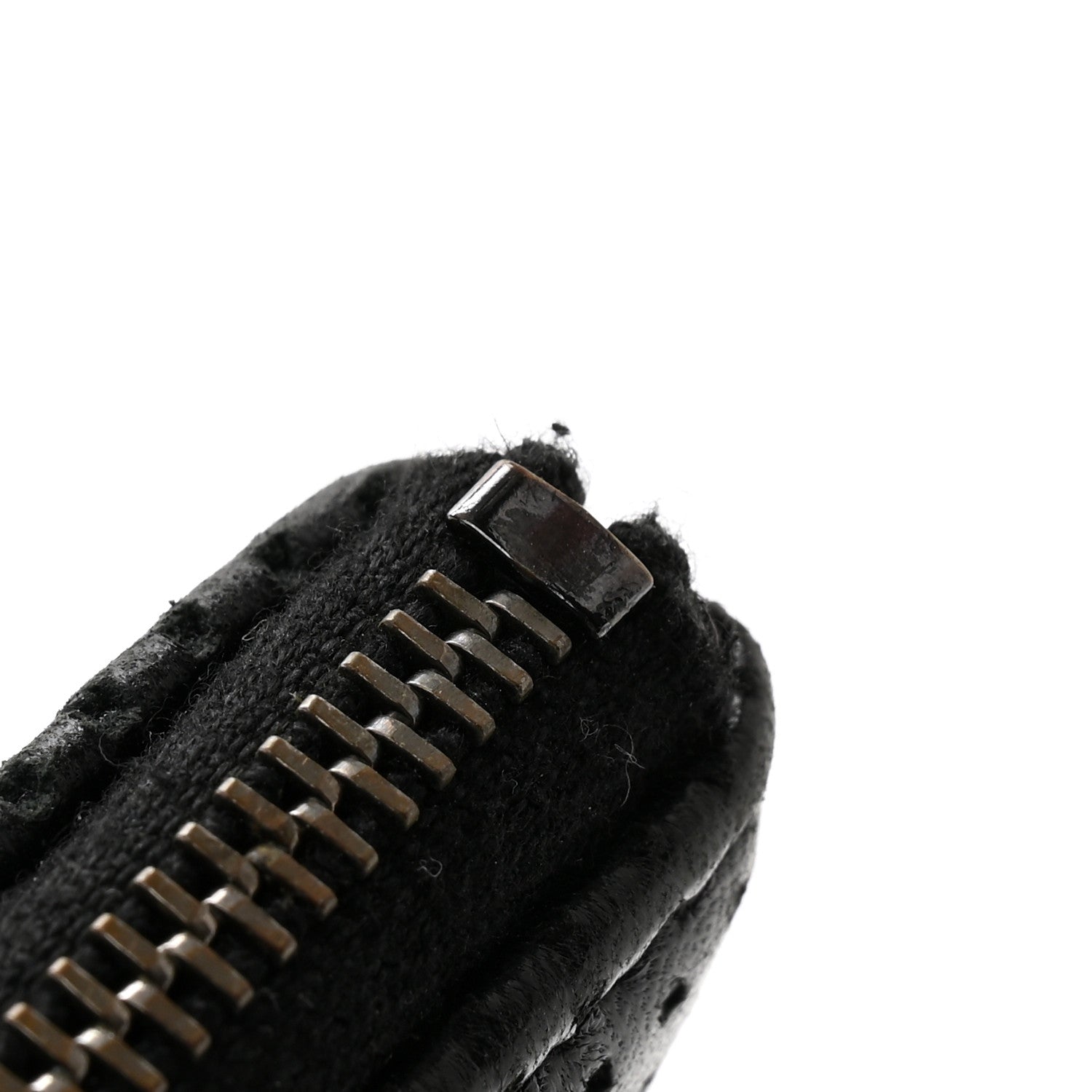 Chanel Perforated Lambskin Quilted Medium Cosmetic Case Black 8 of 11