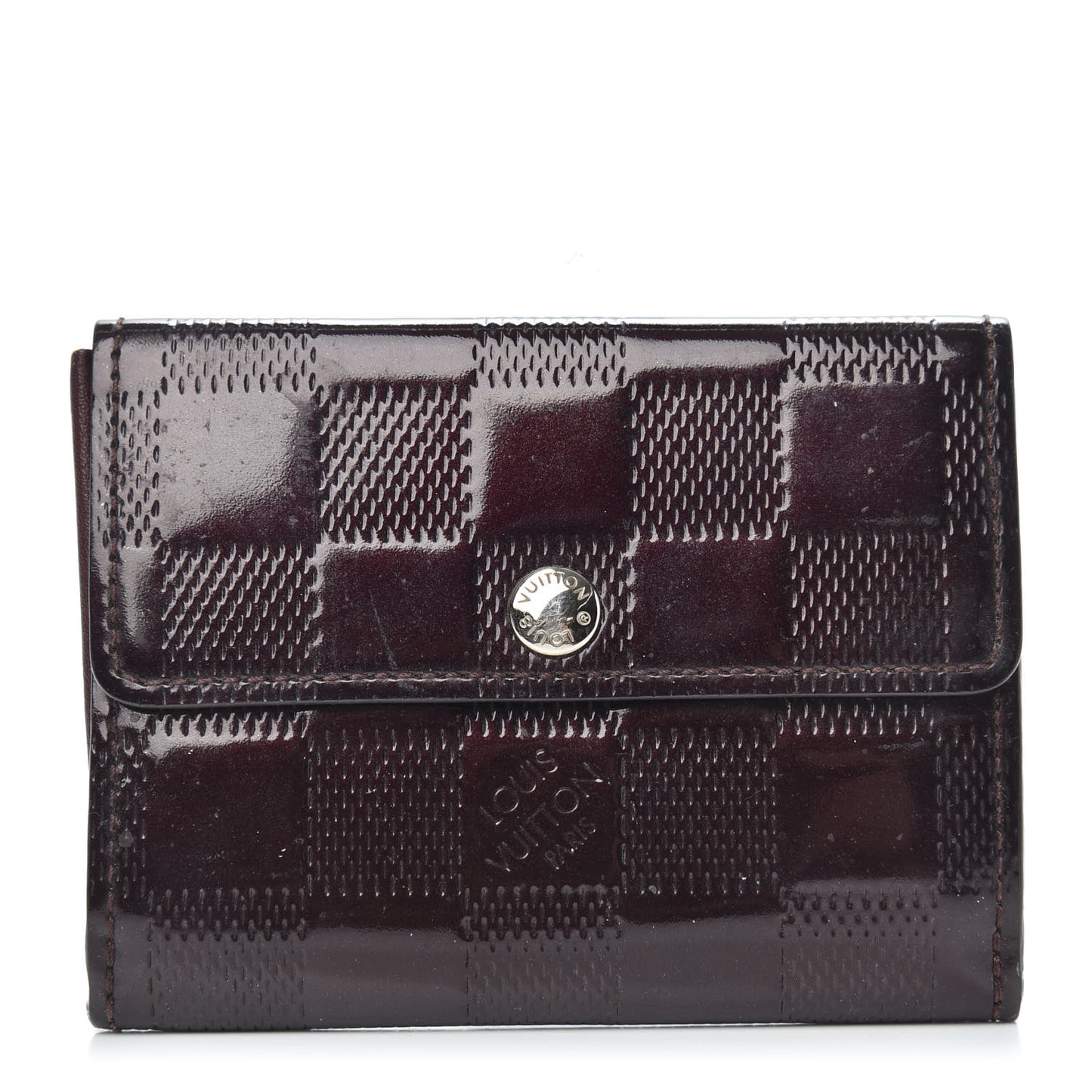 Damier Vernis Ludlow Wallet Carmine