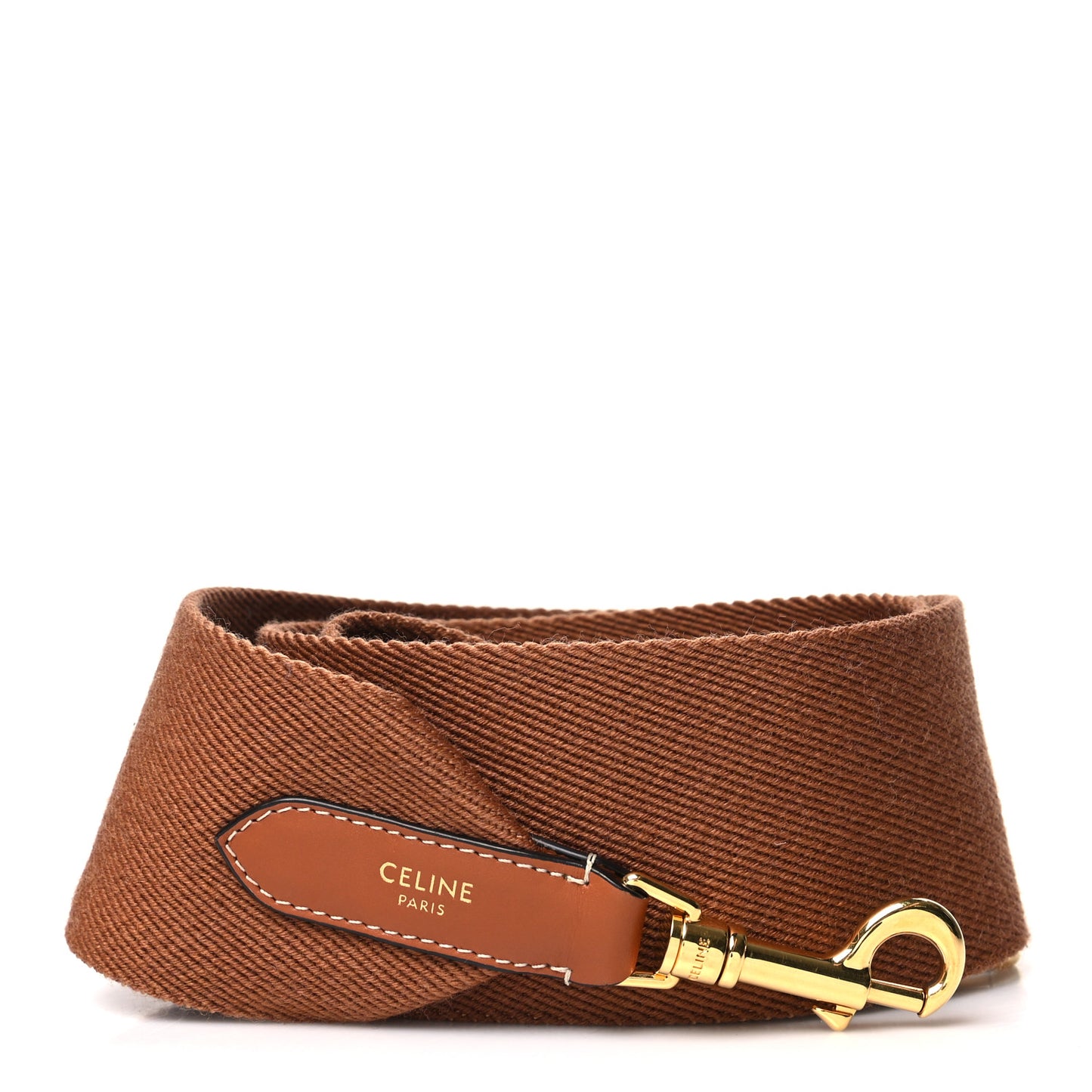 Jacquard Wool Strap Light Brown