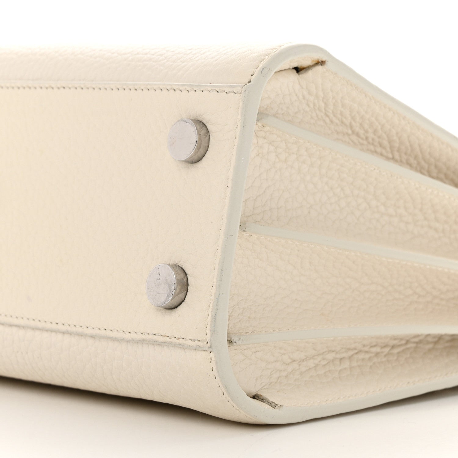 Saint Laurent Grained Calfskin Nano Sac De Jour Dove White 10 of 10