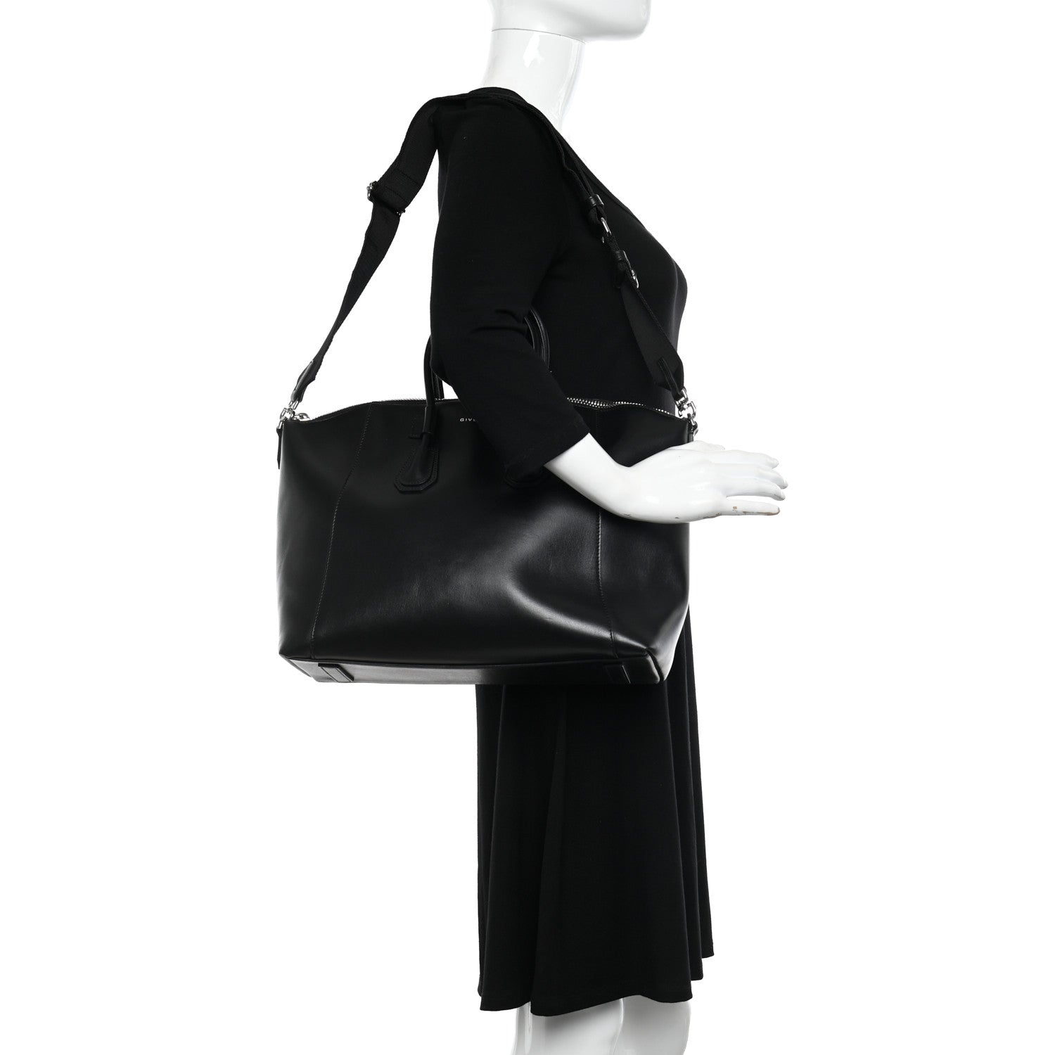 Givenchy Box Calfskin Small Antigona Sport Top Handle Bag Black 2 of 14