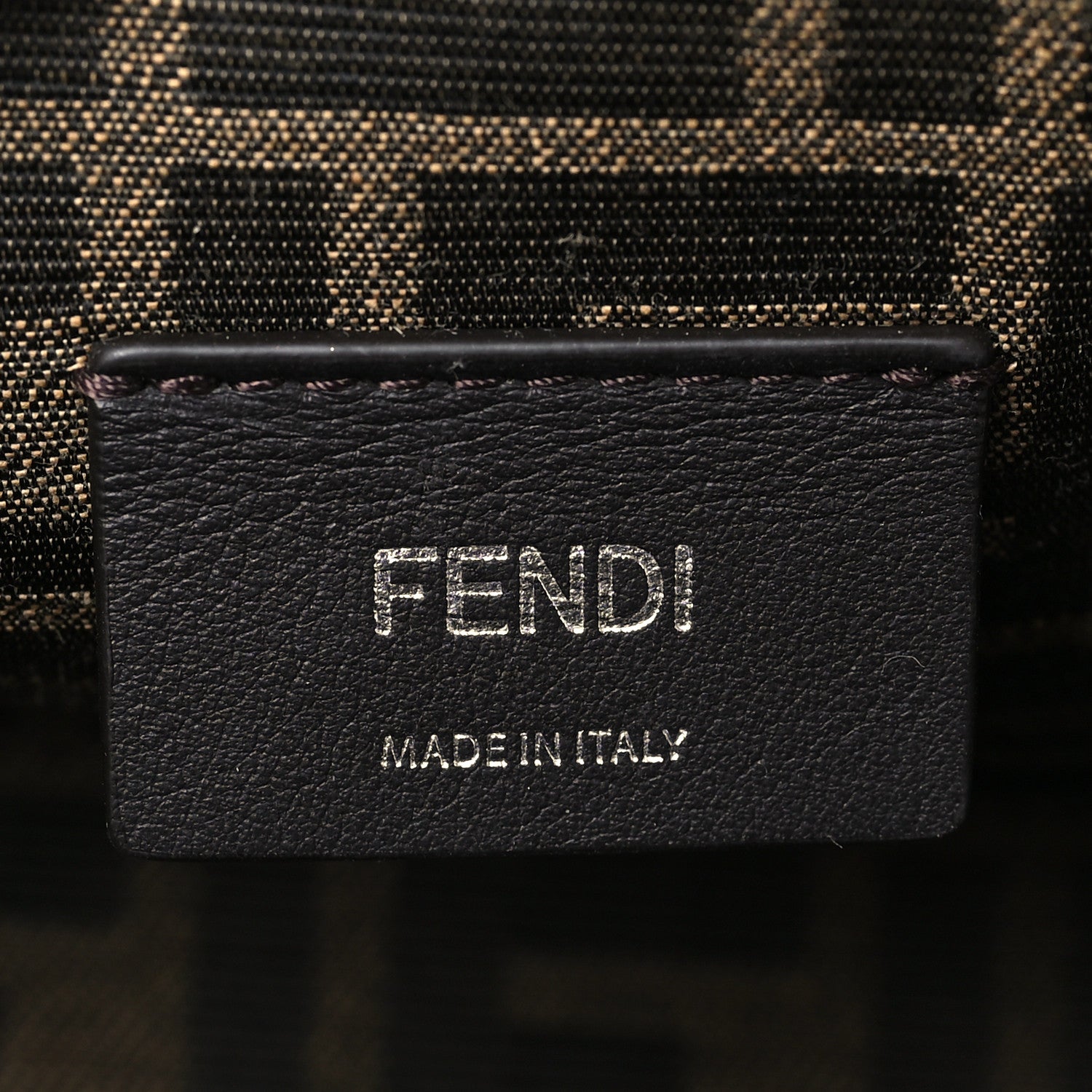 Fendi Shiny Nappa Snakeskin Small Fendi First Anthracite Asfalto 6 of 9