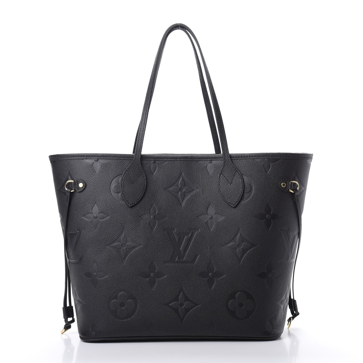 Louis Vuitton Empreinte Monogram Giant Neverfull MM Black 3 of 11