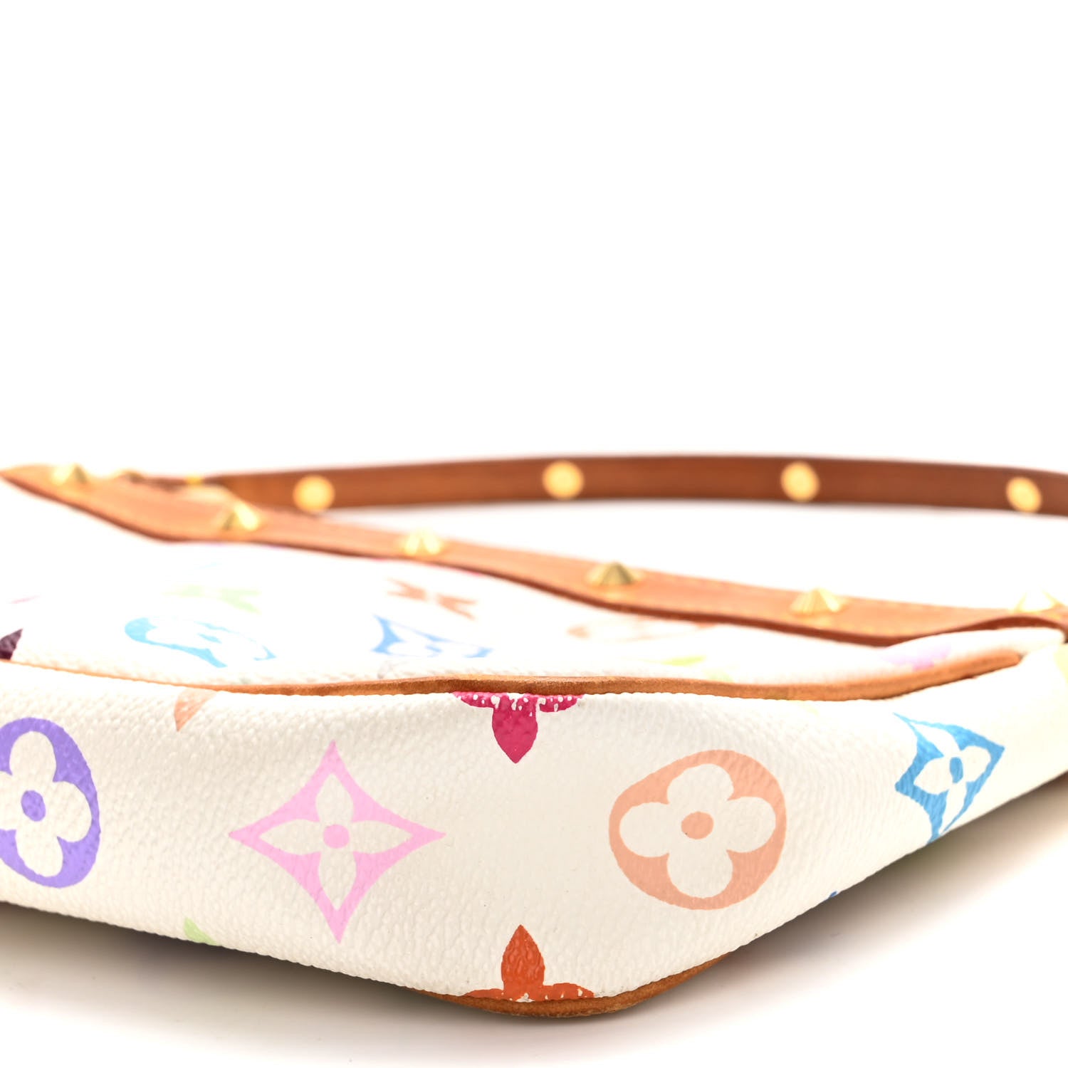 Louis Vuitton Monogram Multicolor Pochette Accessories White 9 of 12