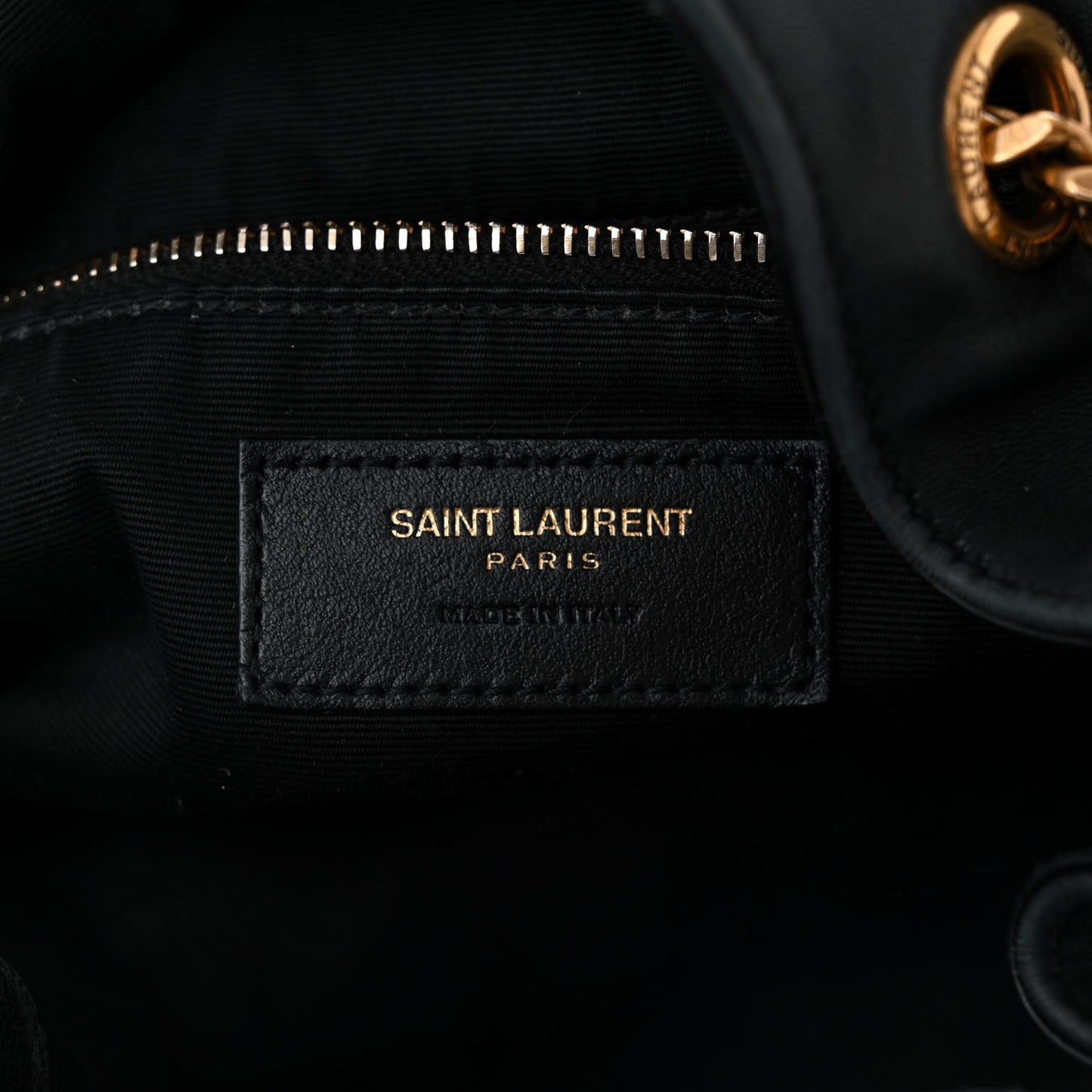 Lambskin Matelasse Monogram Joe Backpack Black